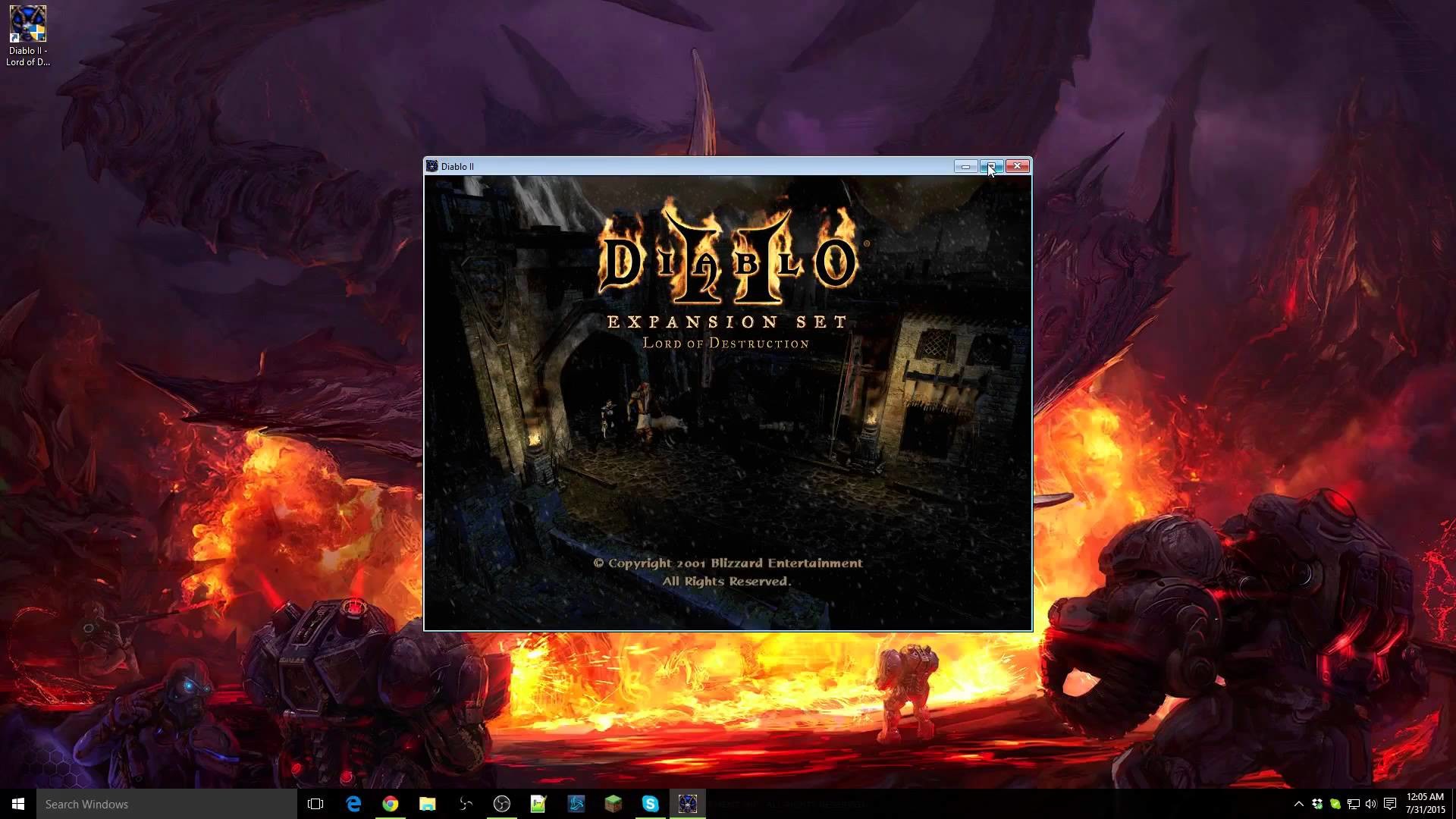 1920x1080 How to play Diablo II LoD on Windows 10 (Windowed Fullscreen) - YouTube