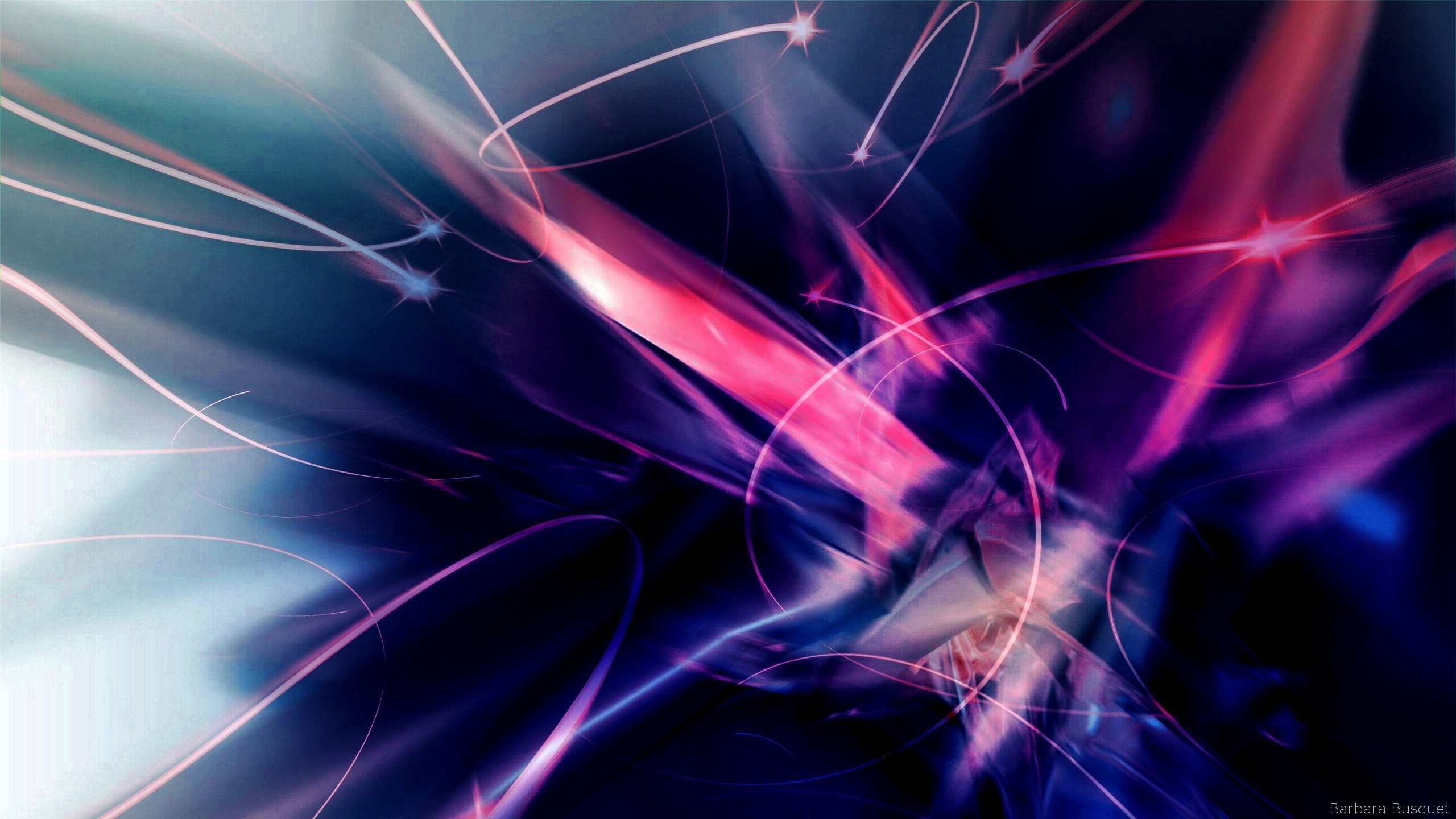2560x1440 Abstract wallpaper in purple and blue colors