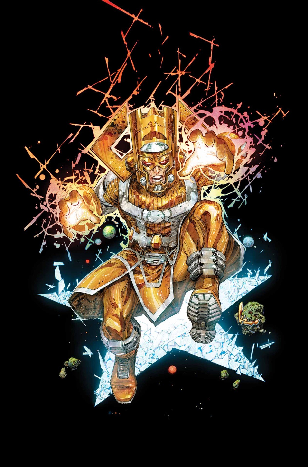 1265x1920 Can someone make this image of Galactus, Lifebringer, into a 1920x1080  wallpaper?