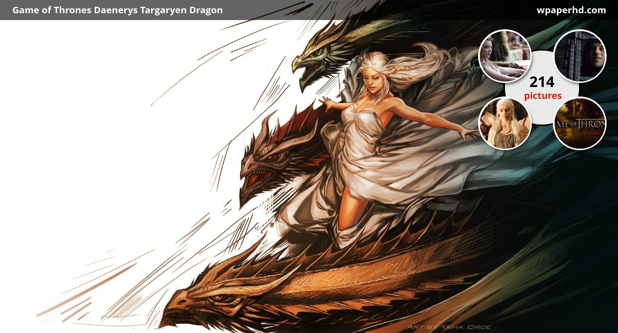 2001x1080 ... Daenerys Targaryen Dragon wallpaper, where you can download this  picture in Original size and ...
