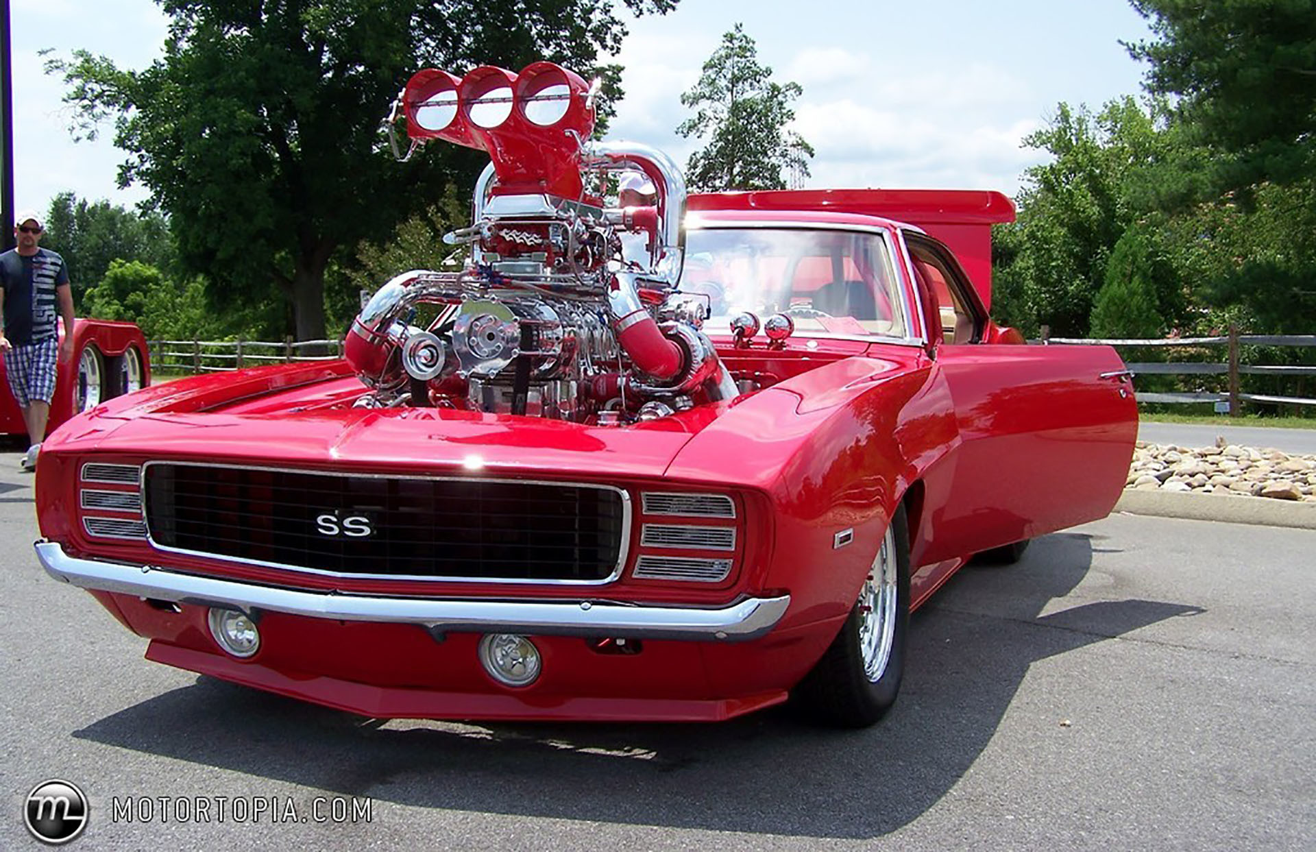 1920x1243 1969 Red Chevrolet Camaro SS Fast Car Picture HD Wallpaper