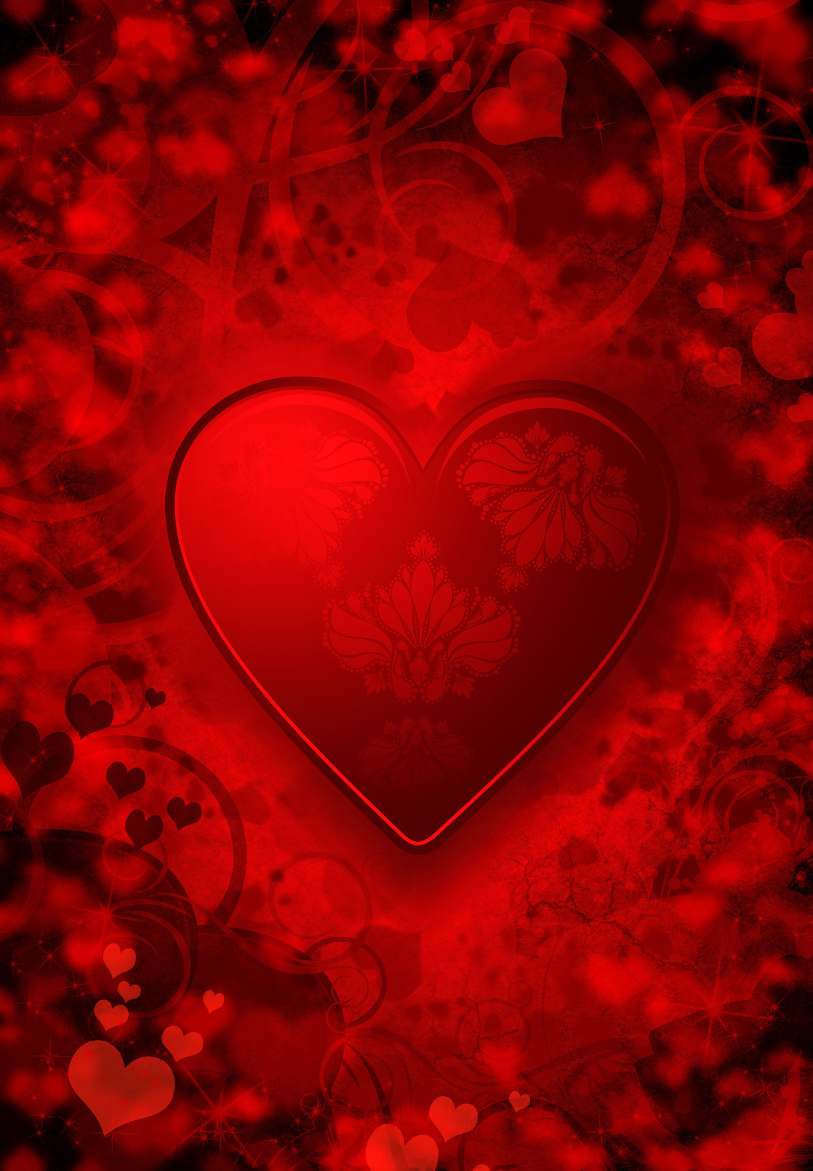 1667x2400 Fancy, hearts, pattern, valentines Background #10328