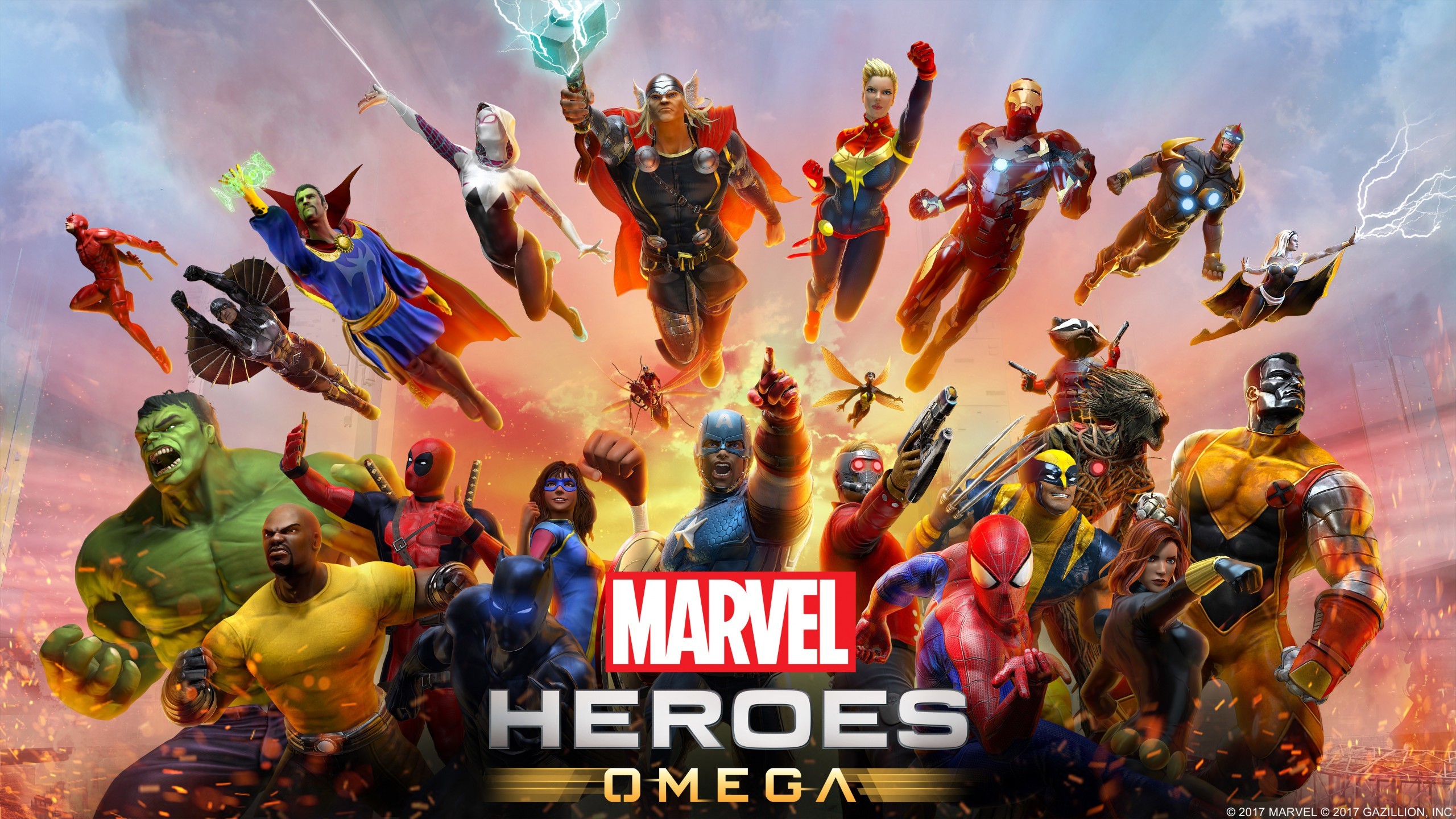 2560x1440 Games / Marvel Heroes Omega Wallpaper