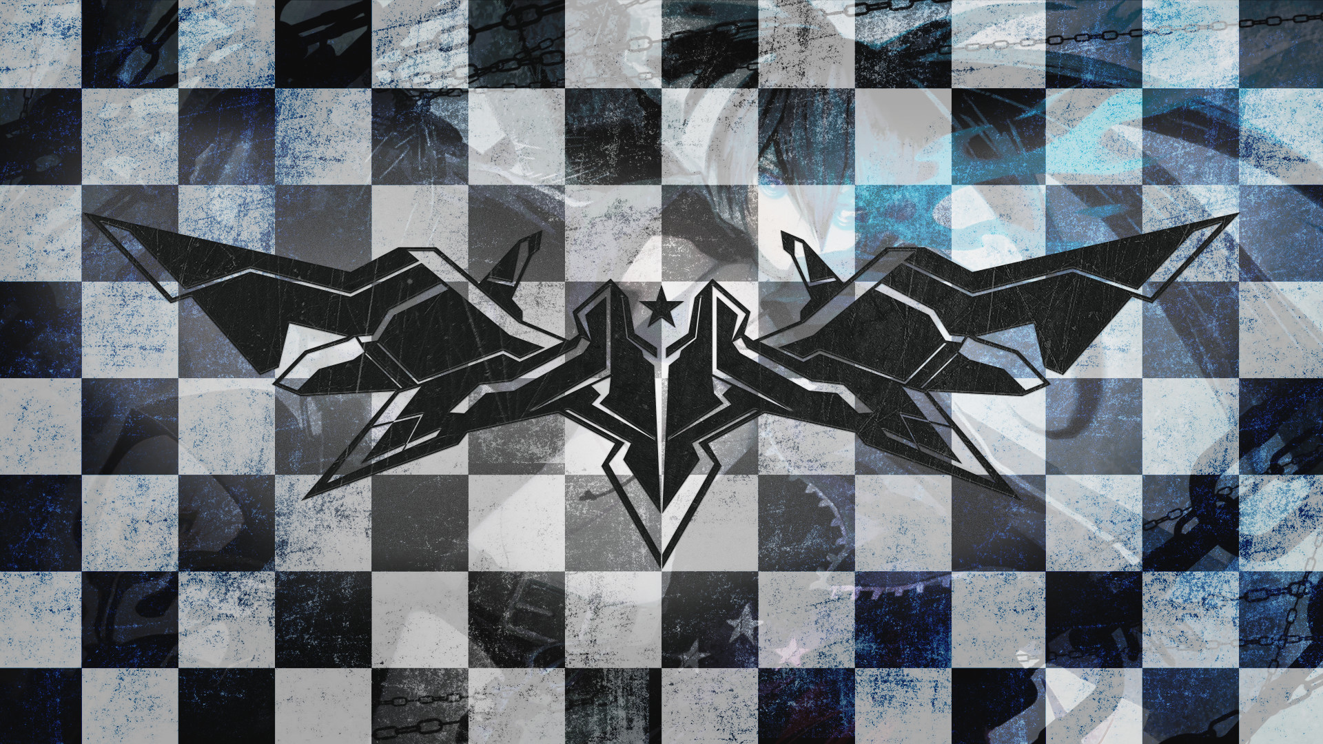 1920x1080 ... Black Rock Shooter - The Game Logo Wallpaper by M4he