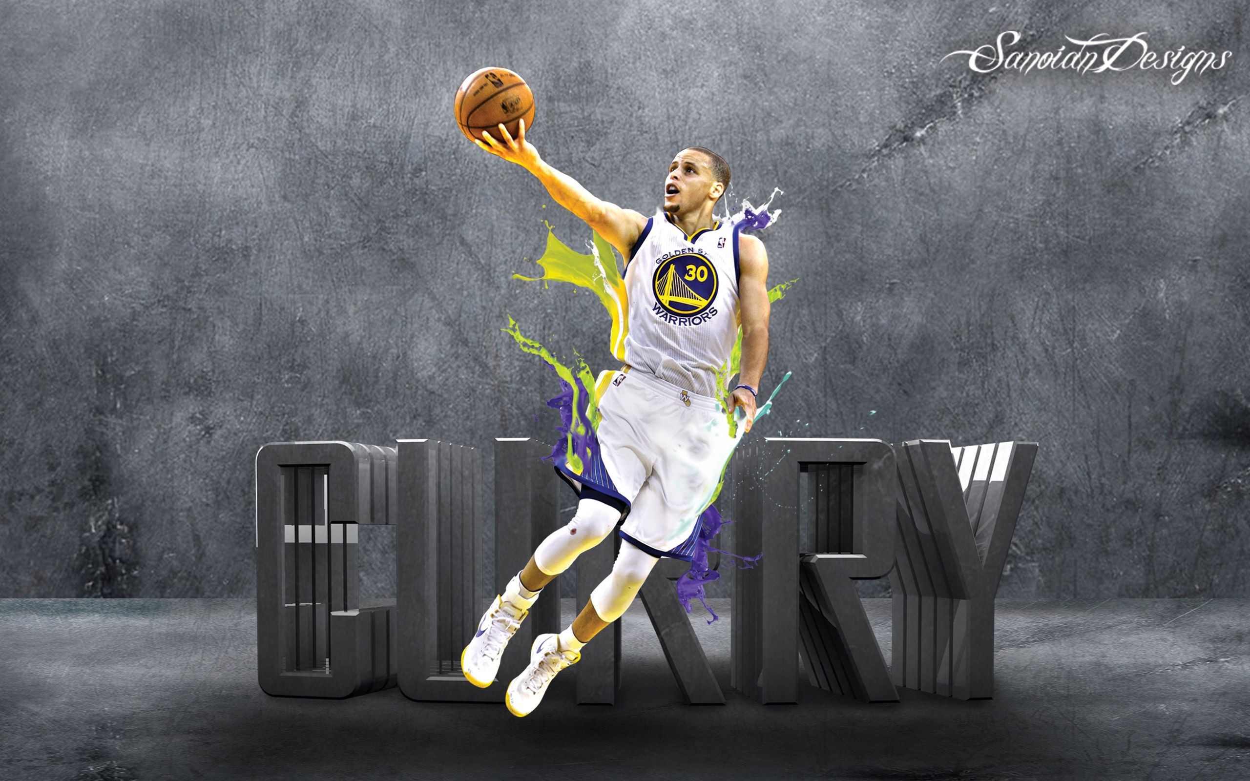 2560x1600 Warriors Stephen Curry Dunk - Best Wallpaper HD