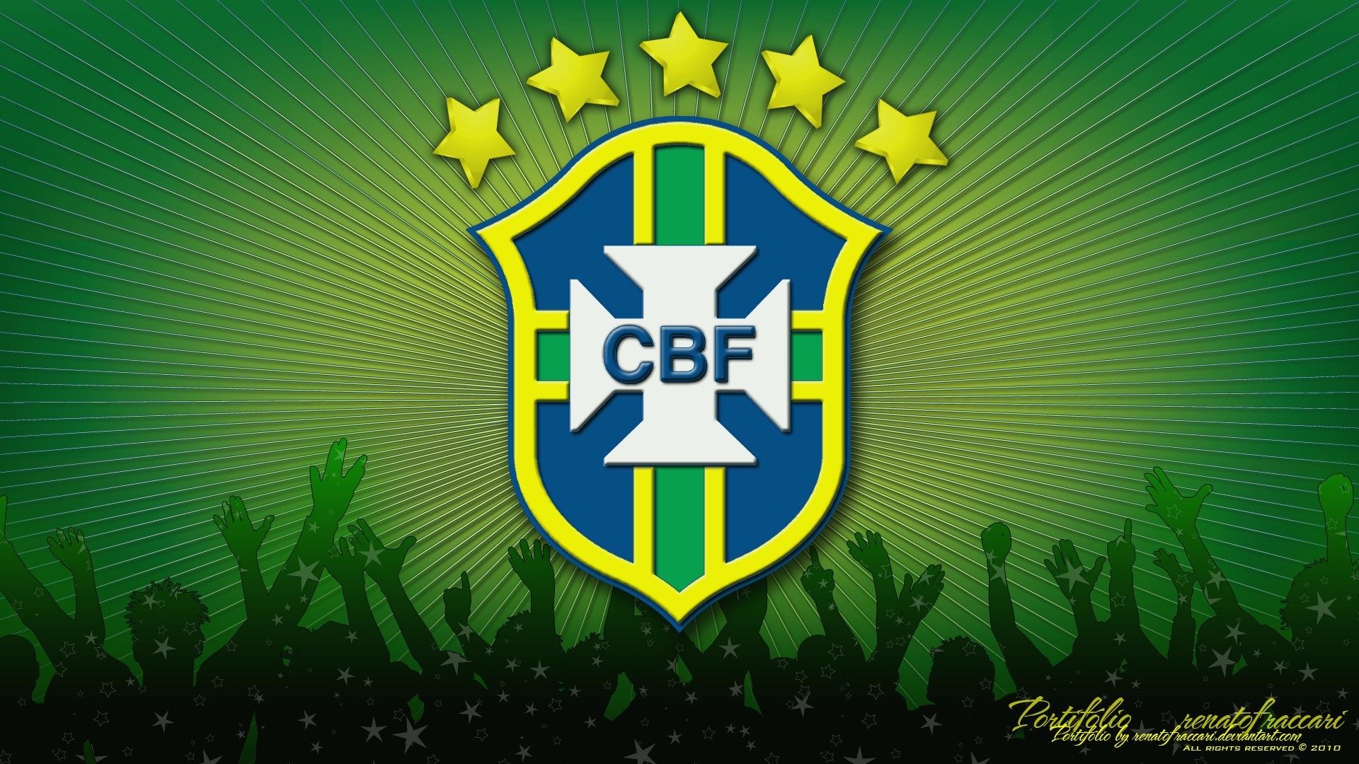 1920x1080 Brazil Football Team hd wallpaper