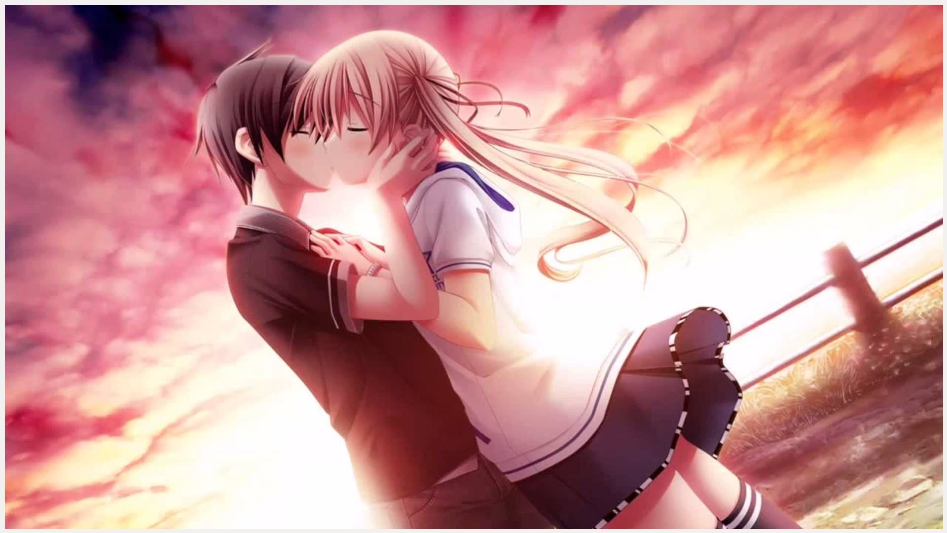 1920x1080 Love Kiss Of Cute Anime Couple Wallpaper | Decocurbs.com ~ Amazing .