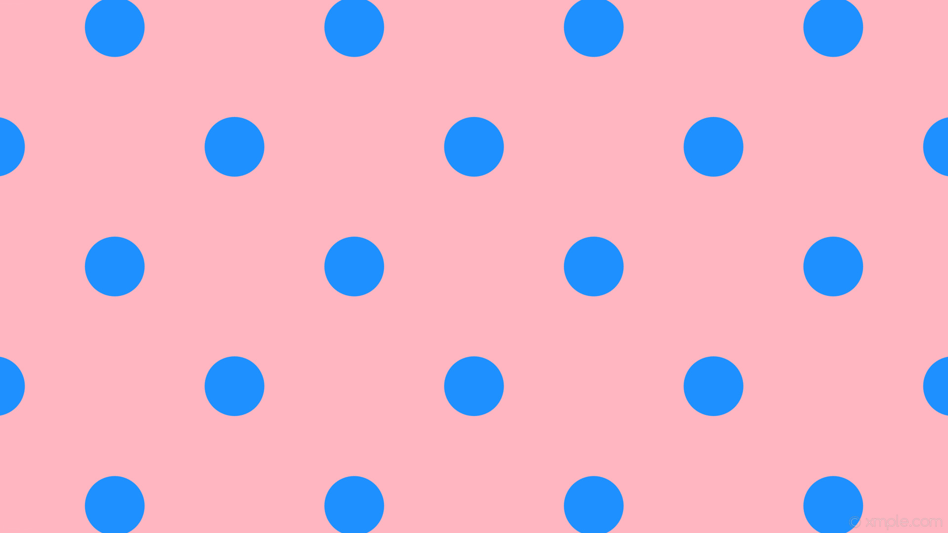 1920x1080 wallpaper pink polka dots blue spots light pink dodger blue #ffb6c1 #1e90ff  315Â°