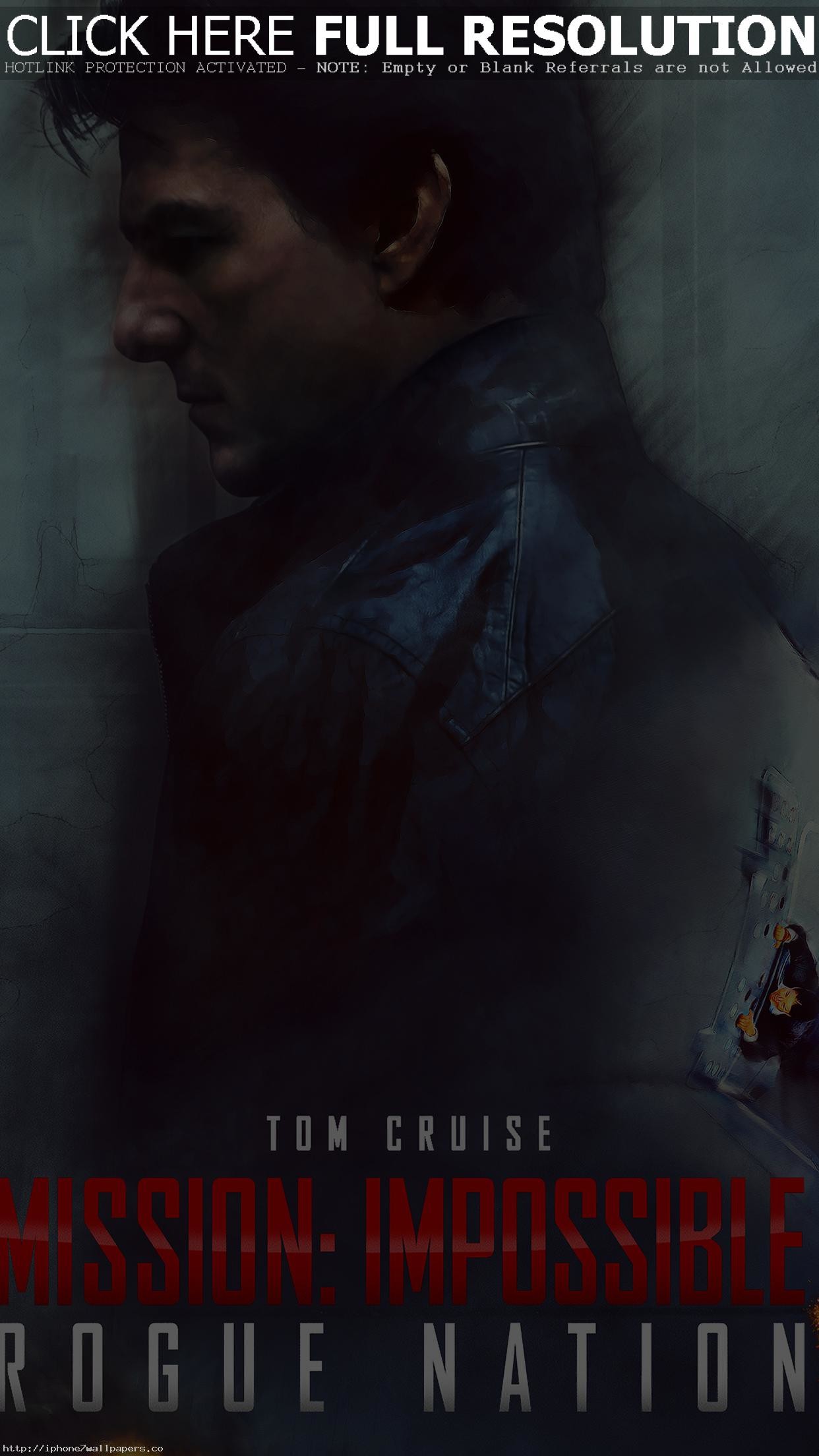 1242x2208 Tom Cruise Mission Impossible Rogue Film Poster Android wallpaper - Android  HD wallpapers