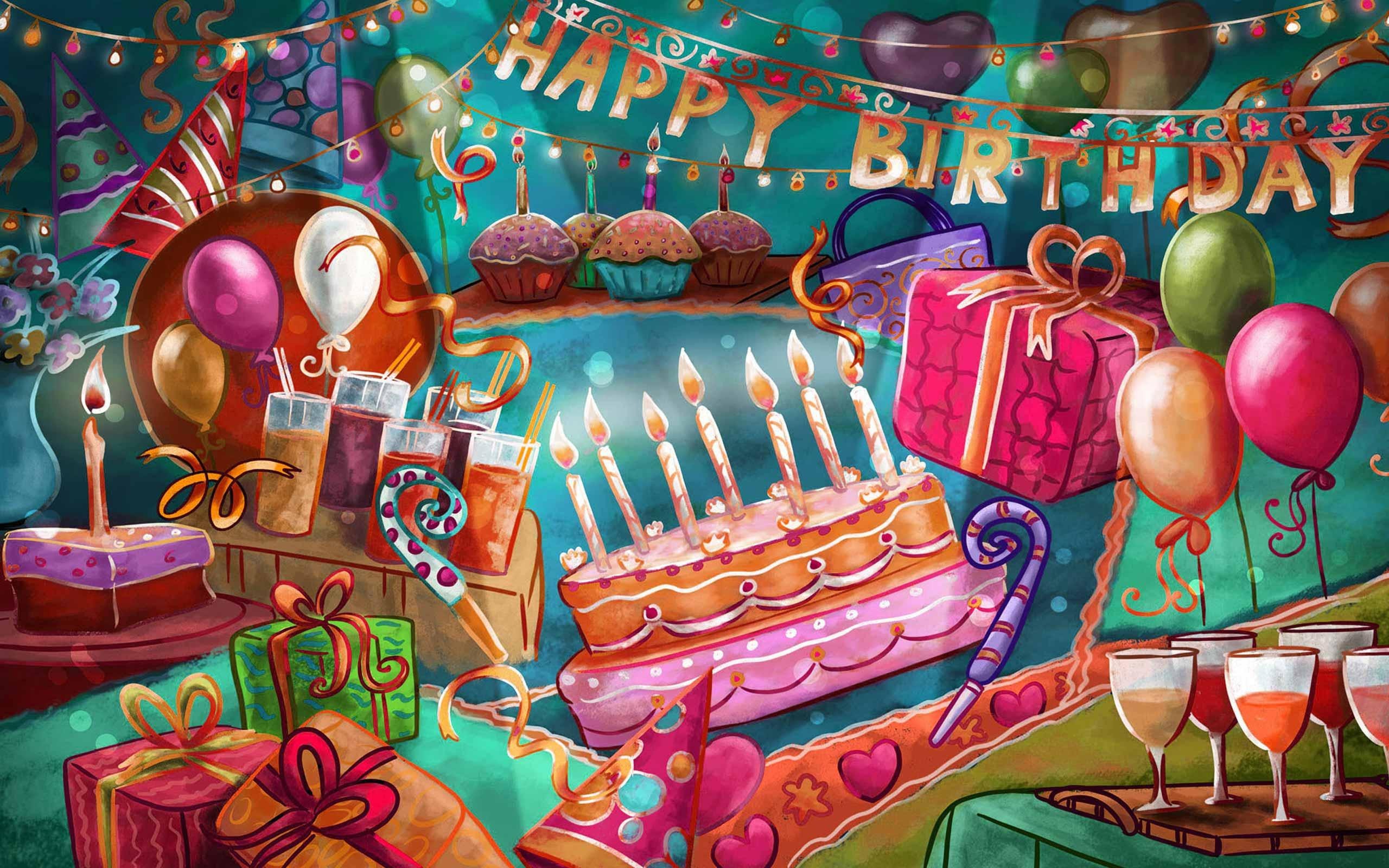2560x1600 BirthDay Celebrations HD Wallpaper 10 - 2560 X 1600
