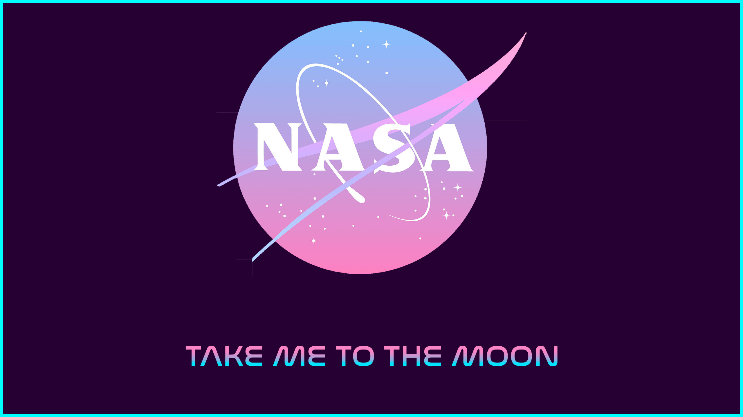2560x1440 Take me to the Moon