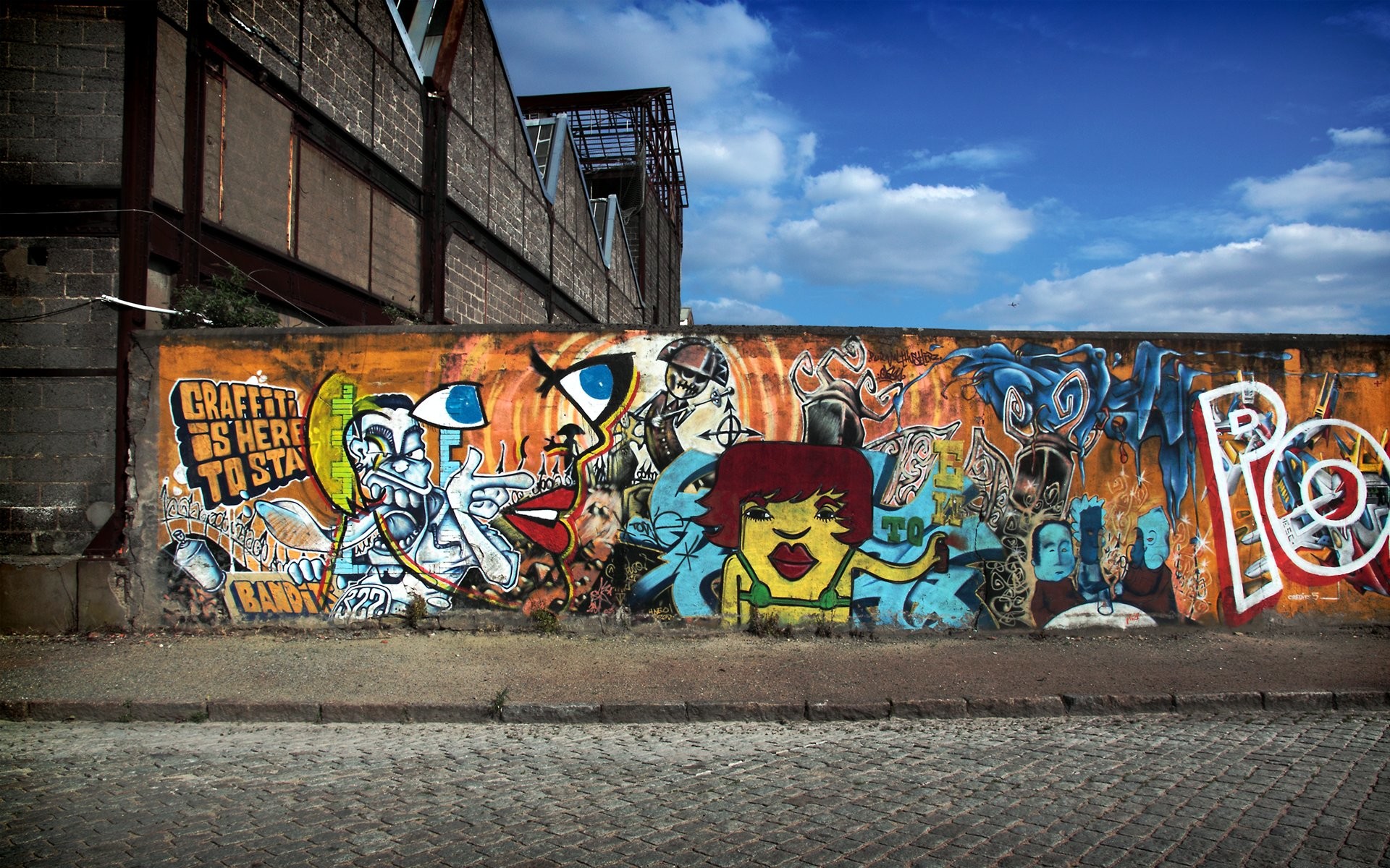 1920x1200 Street art Â· Graffiti Wallpaper