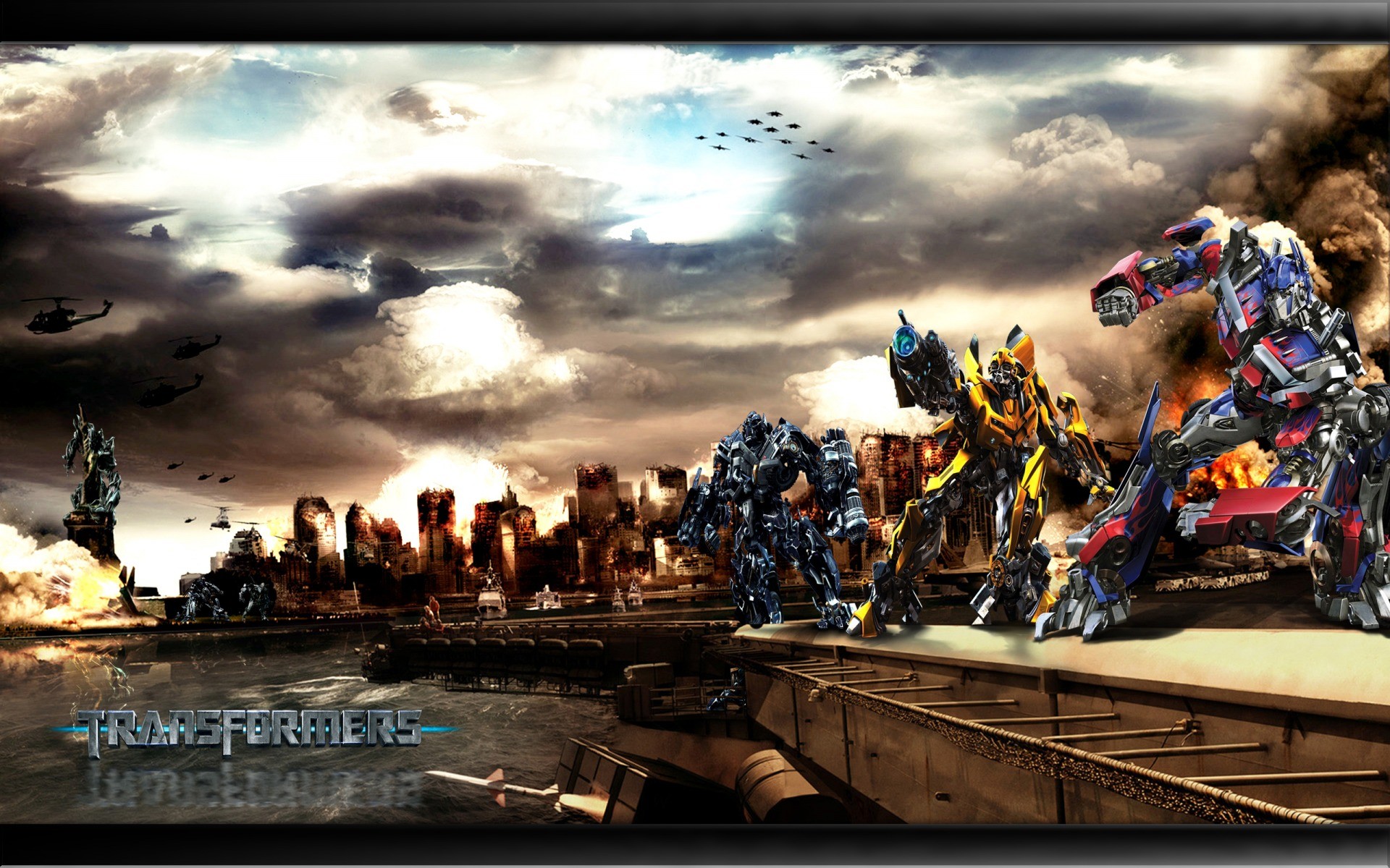1920x1200 Transformers Autobot Vs Decepticons Wallpaper Transformers 2 Movies  Wallpapers