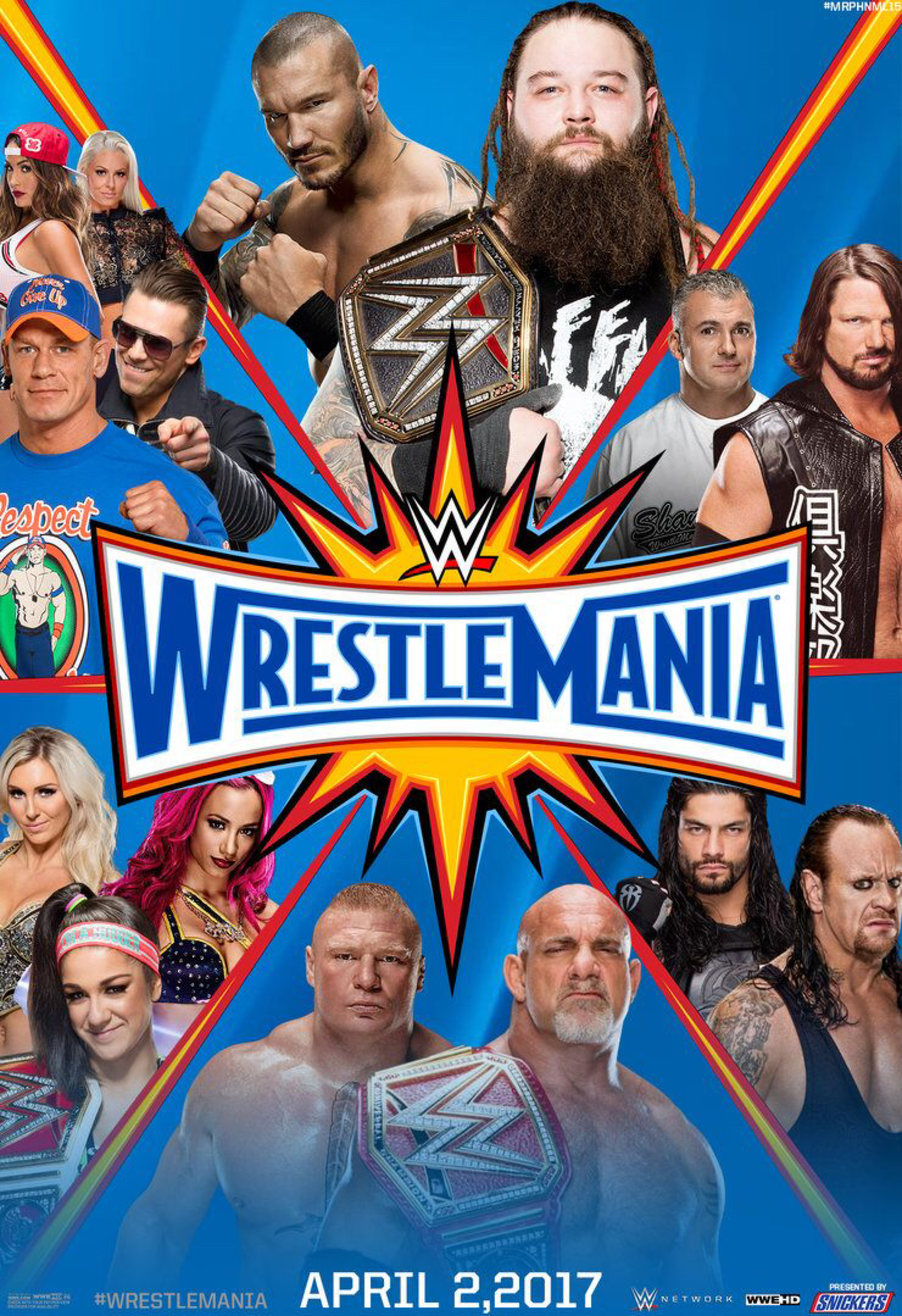 1480x2158 WWE WrestleMania 33 Custom Poster (Made by me) by MrPHENOMENAL15 on  @DeviantArt