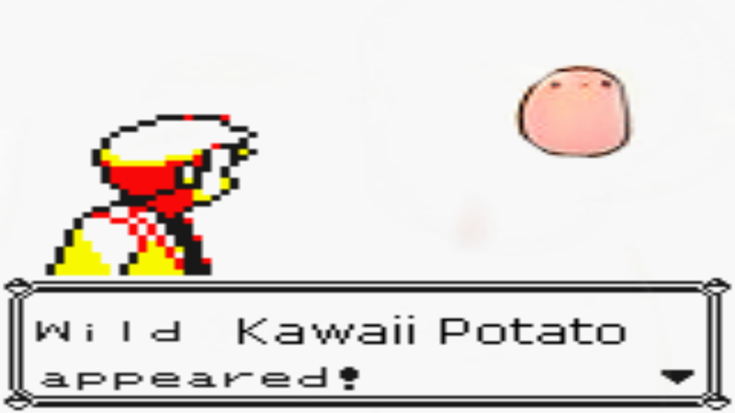 2560x1440 ... A Wild Kawaii Potato Appeared! by Will94182