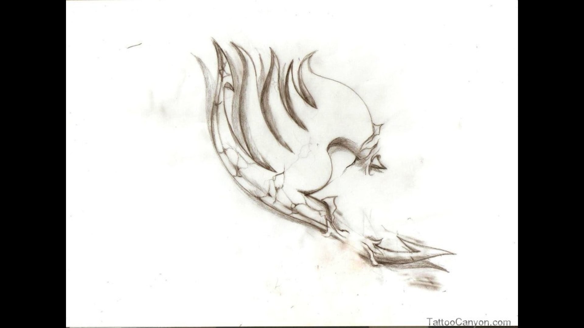 1920x1080 White Fairy Tail Symbol Tattoo Design