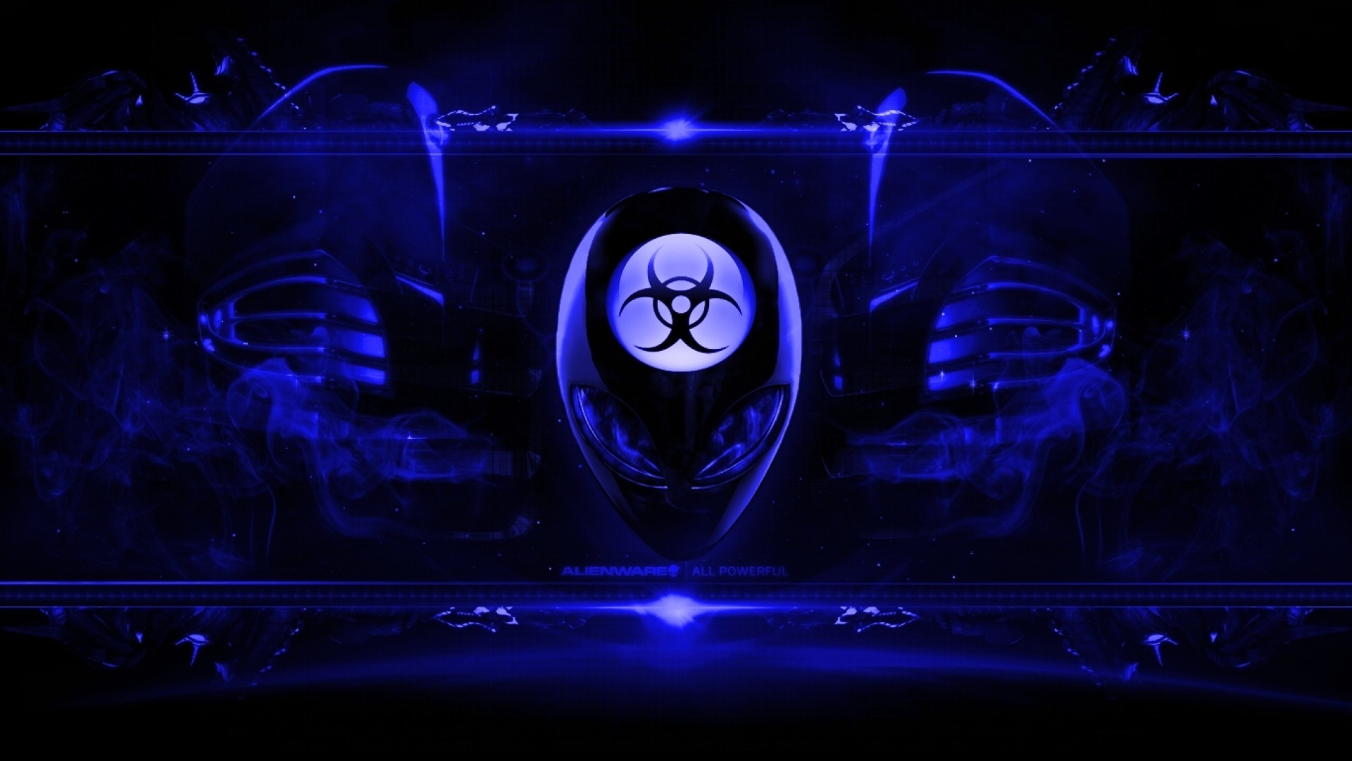 1920x1080 Alienware Desktop Background Radioactive Blue 