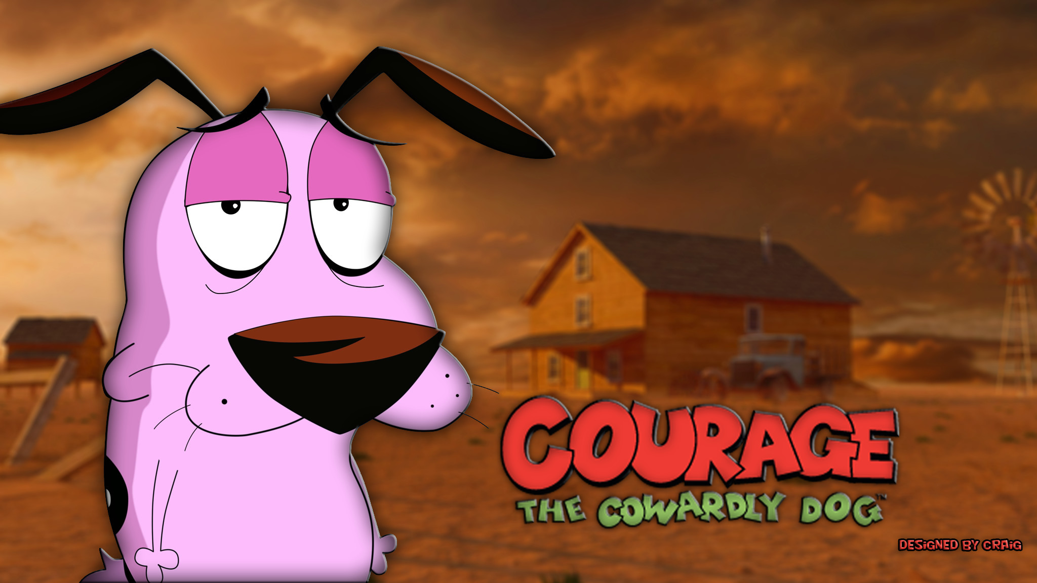 Courage the Cowardly Dog Wallpaper.