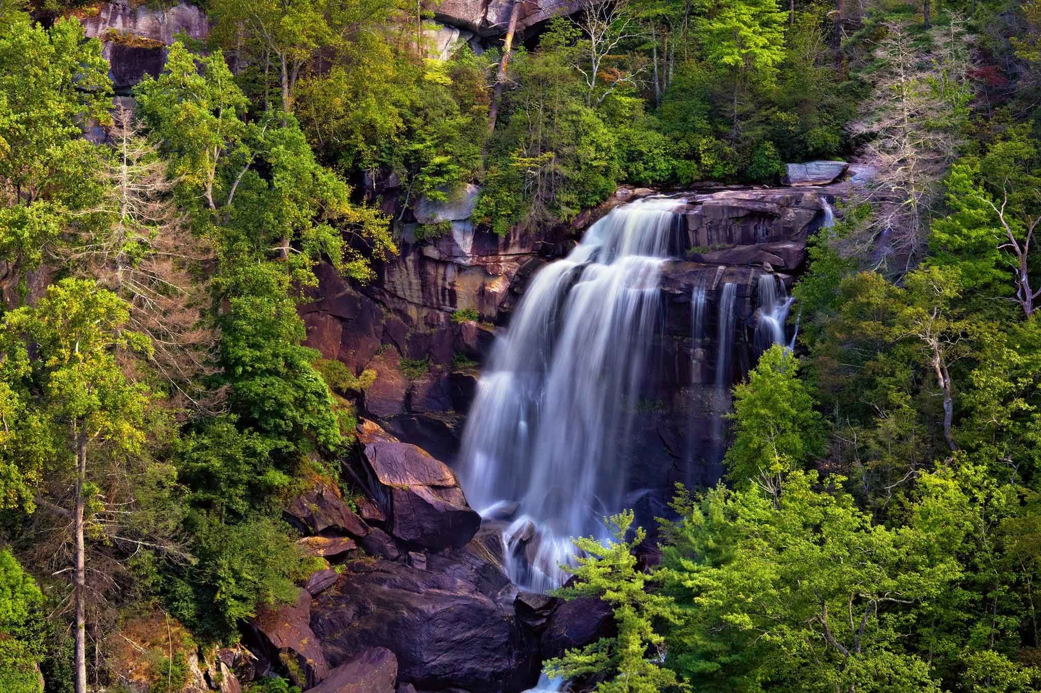 2048x1365 Waterfalls Nature North Carolina Usa Wallpapers Desktop Free Download