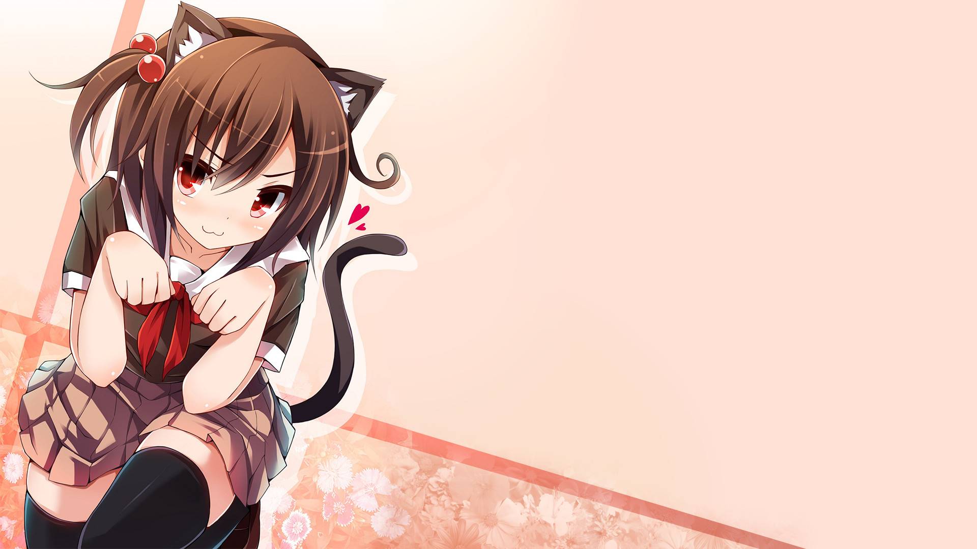 HD anime cat girl wallpapers