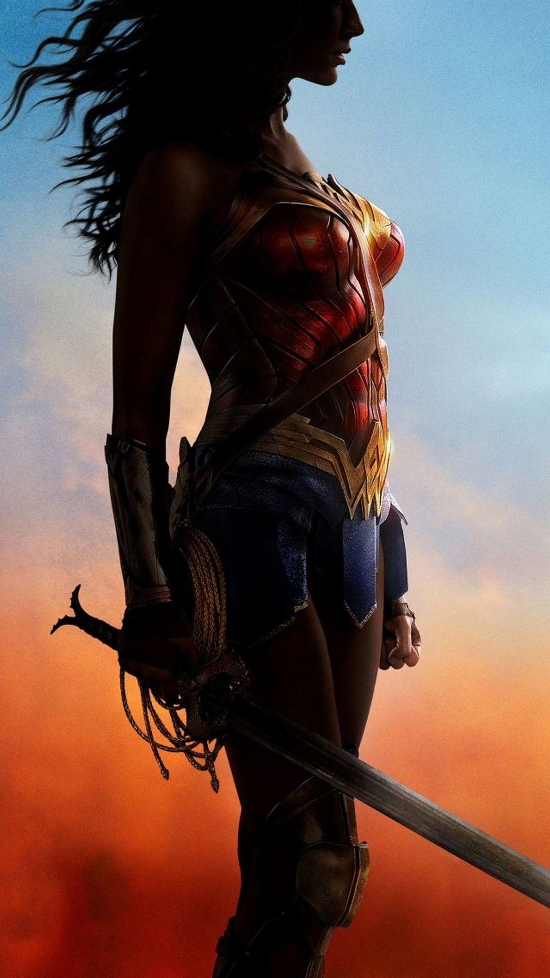 1080x1920 Wonder Woman Wallpaper For Mobile - Best iPhone Wallpaper