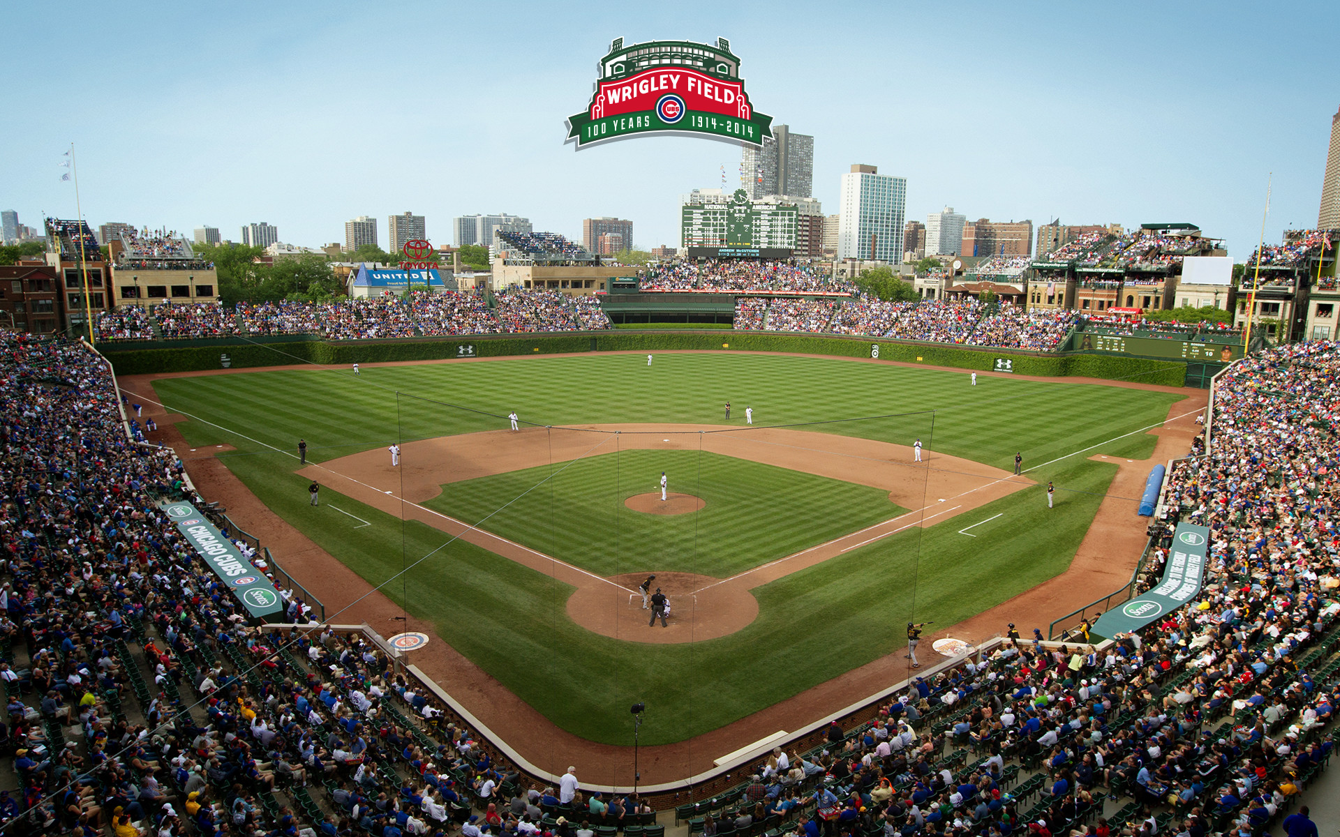 1920x1200 Wrigley Field 100 | Chicago Cubs
