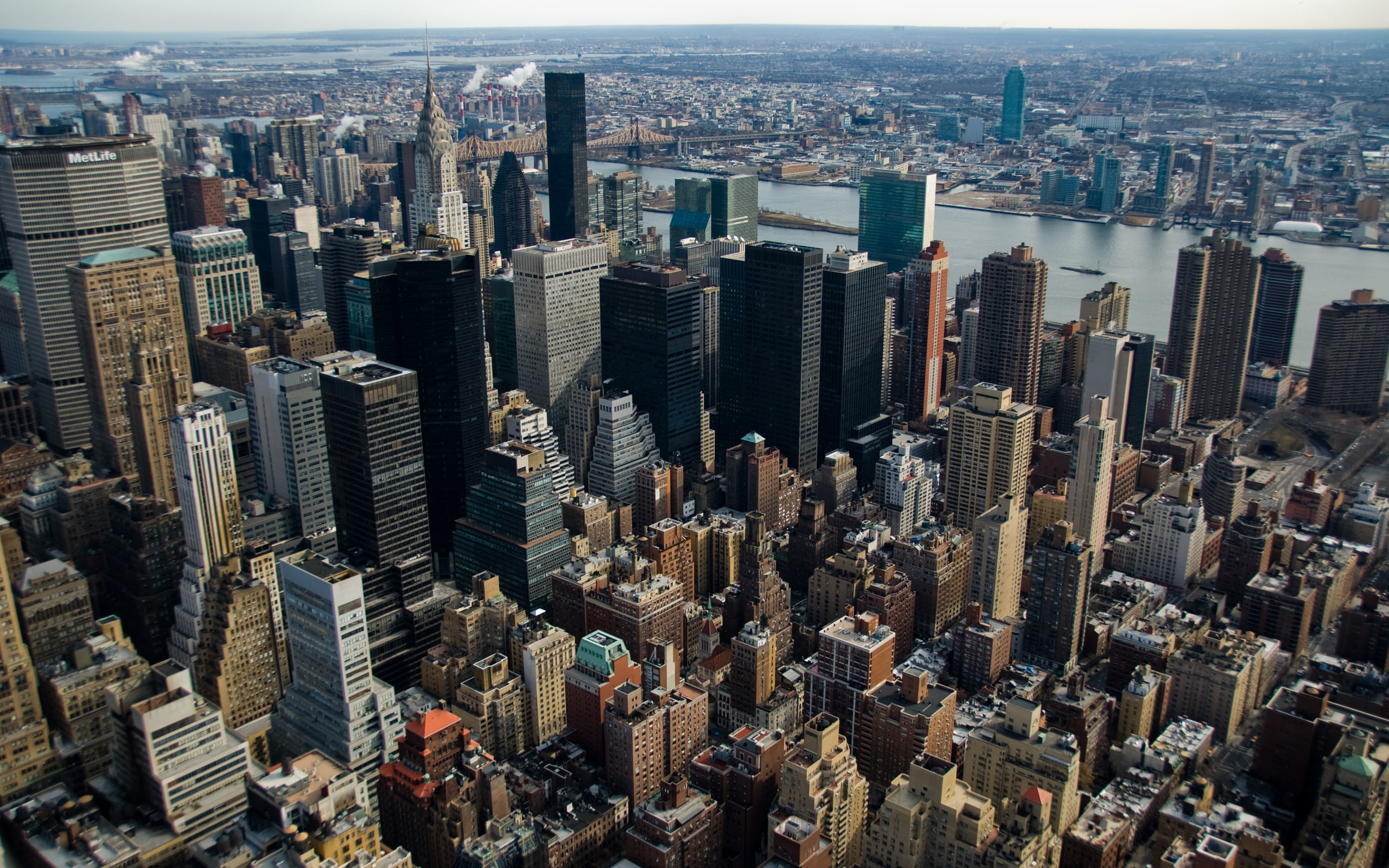 2560x1600 NYC Buildings Skyline Wallpaper