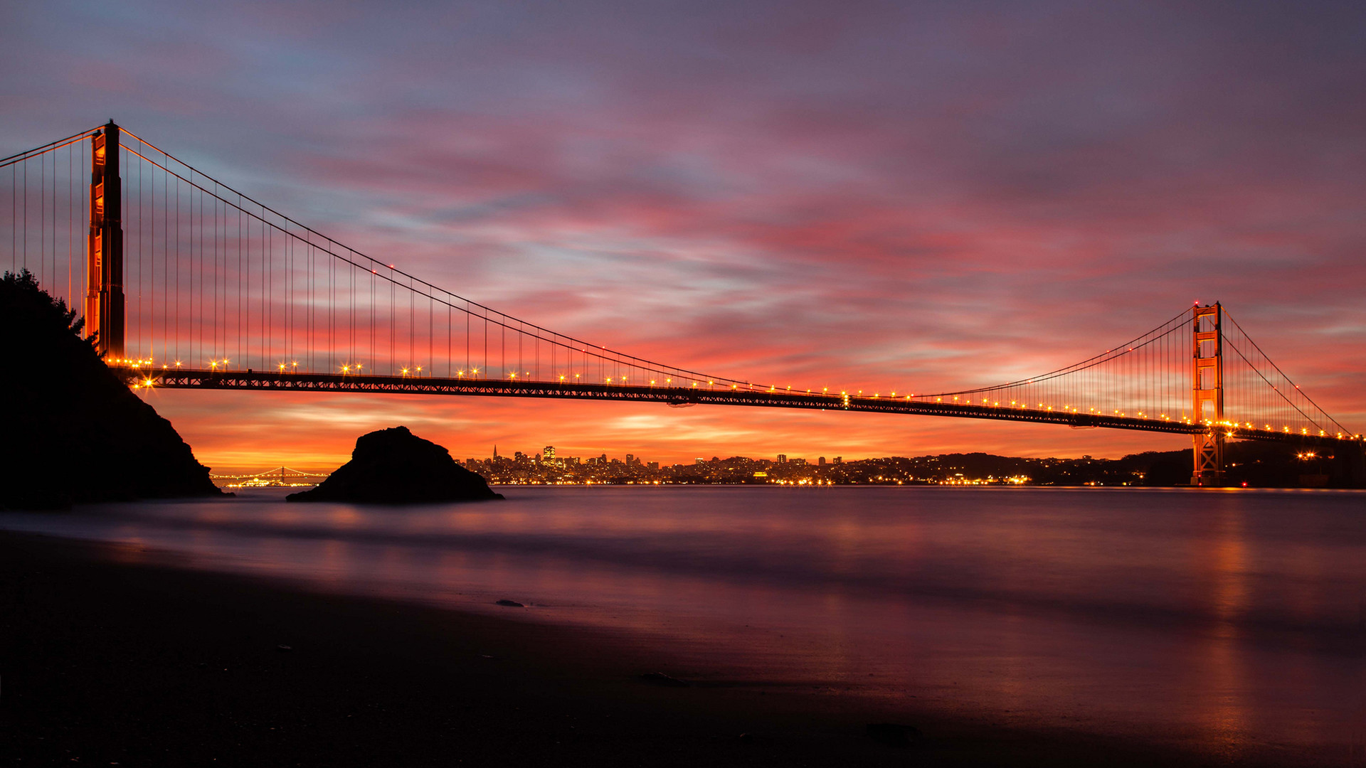 1920x1080 Golden Gate Bridge in San Francisco Download Desktop Wallpaper 