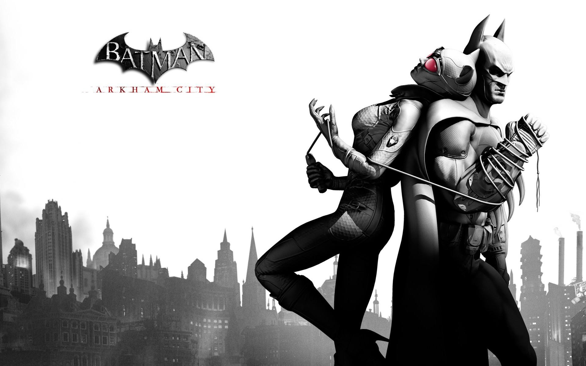 1920x1200 Video Games Catwoman Artwork Arkham City Batman HD 1080p