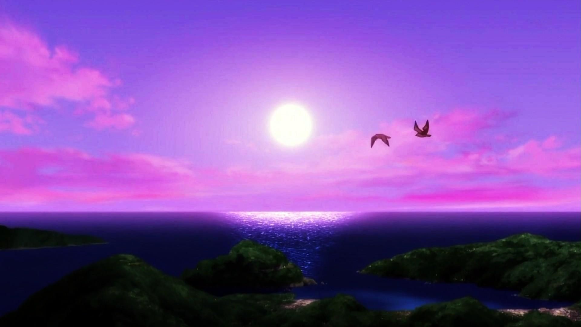 1920x1080  Anime Landscape Wallpaper Night, Anime Wallpaper and Background  ...">