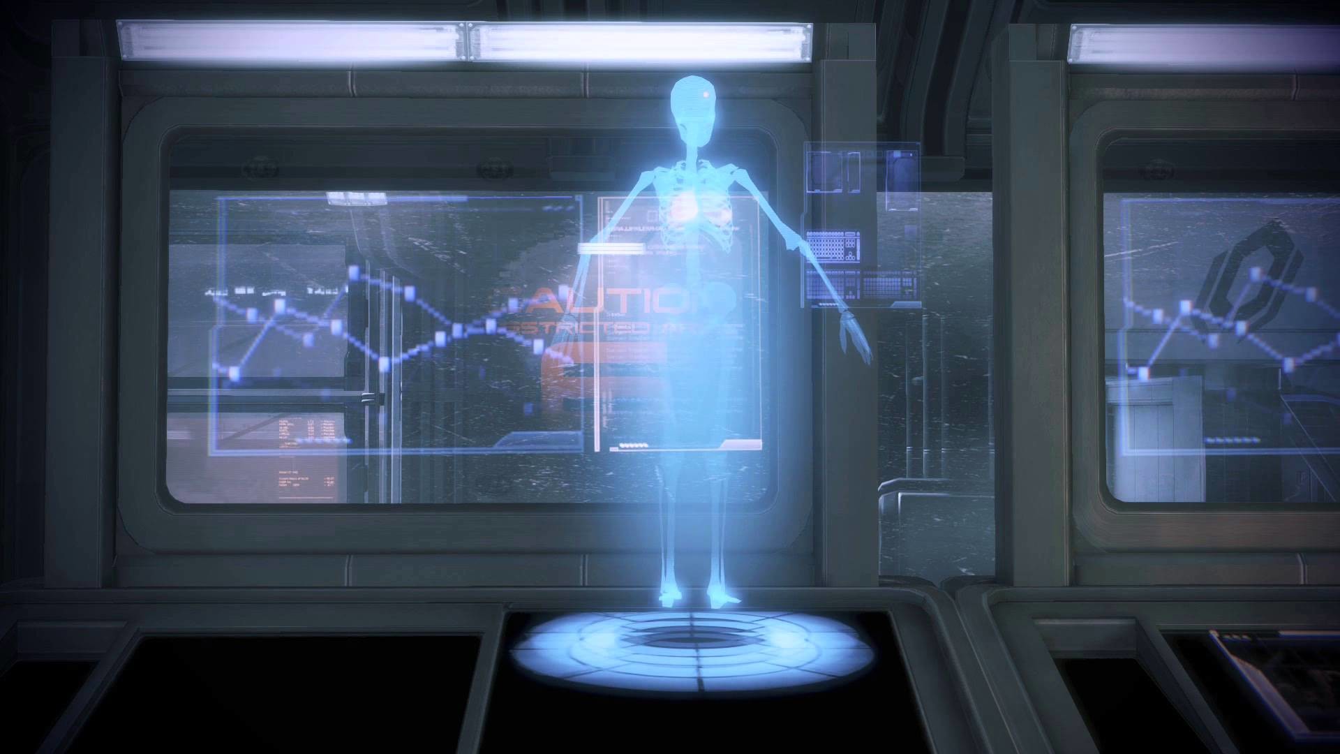 1920x1080 Mass Effect 3 The Skeleton Hologram Dreamscene Video Wallpaper - YouTube