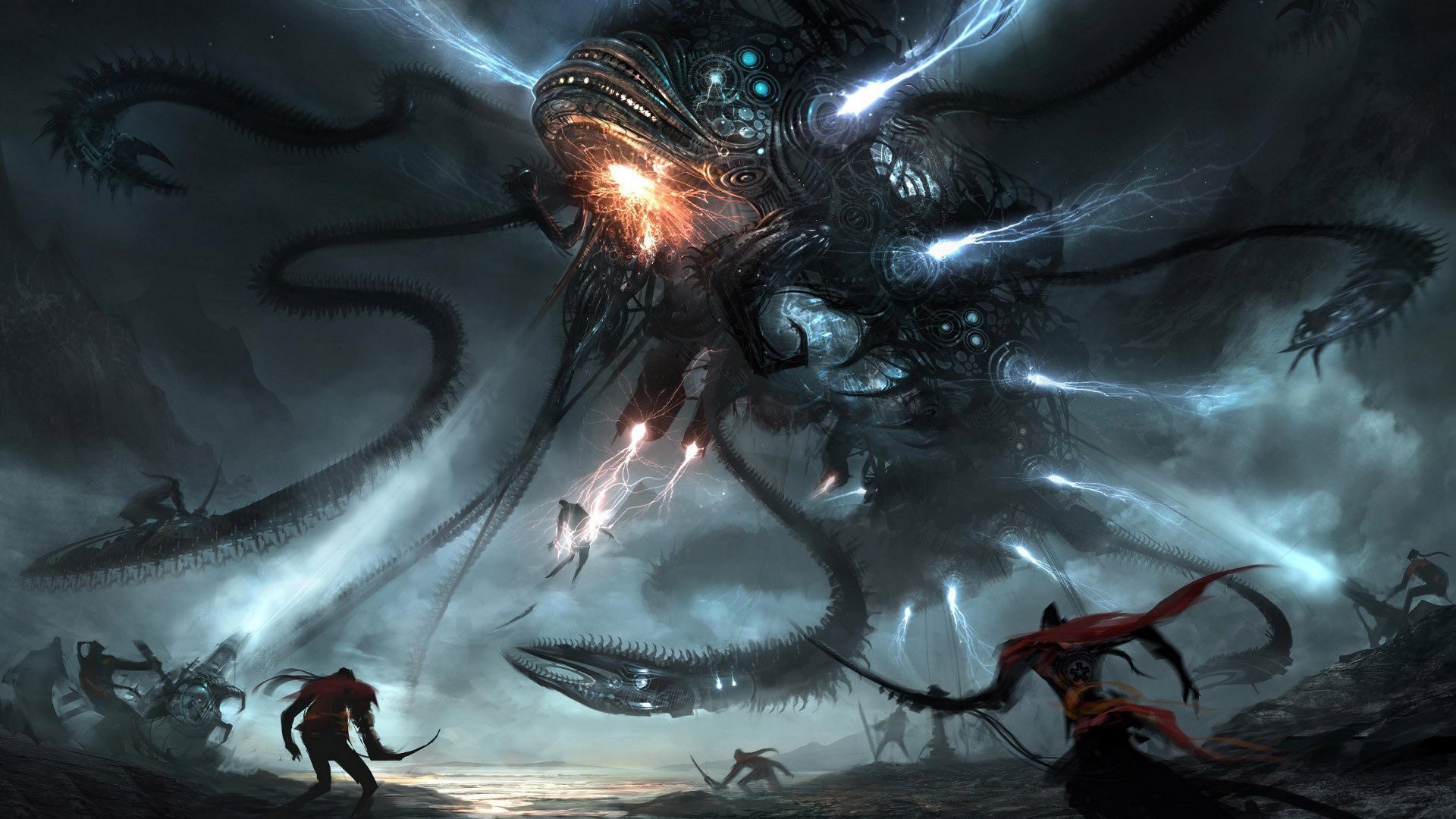 1920x1080 Alien Ship With Tentacles 739431 ...