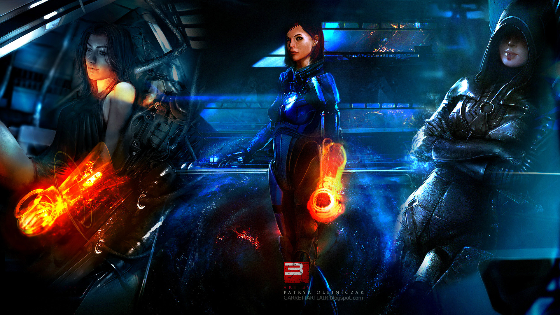 1920x1080 Mass Effect 3 Female Characters