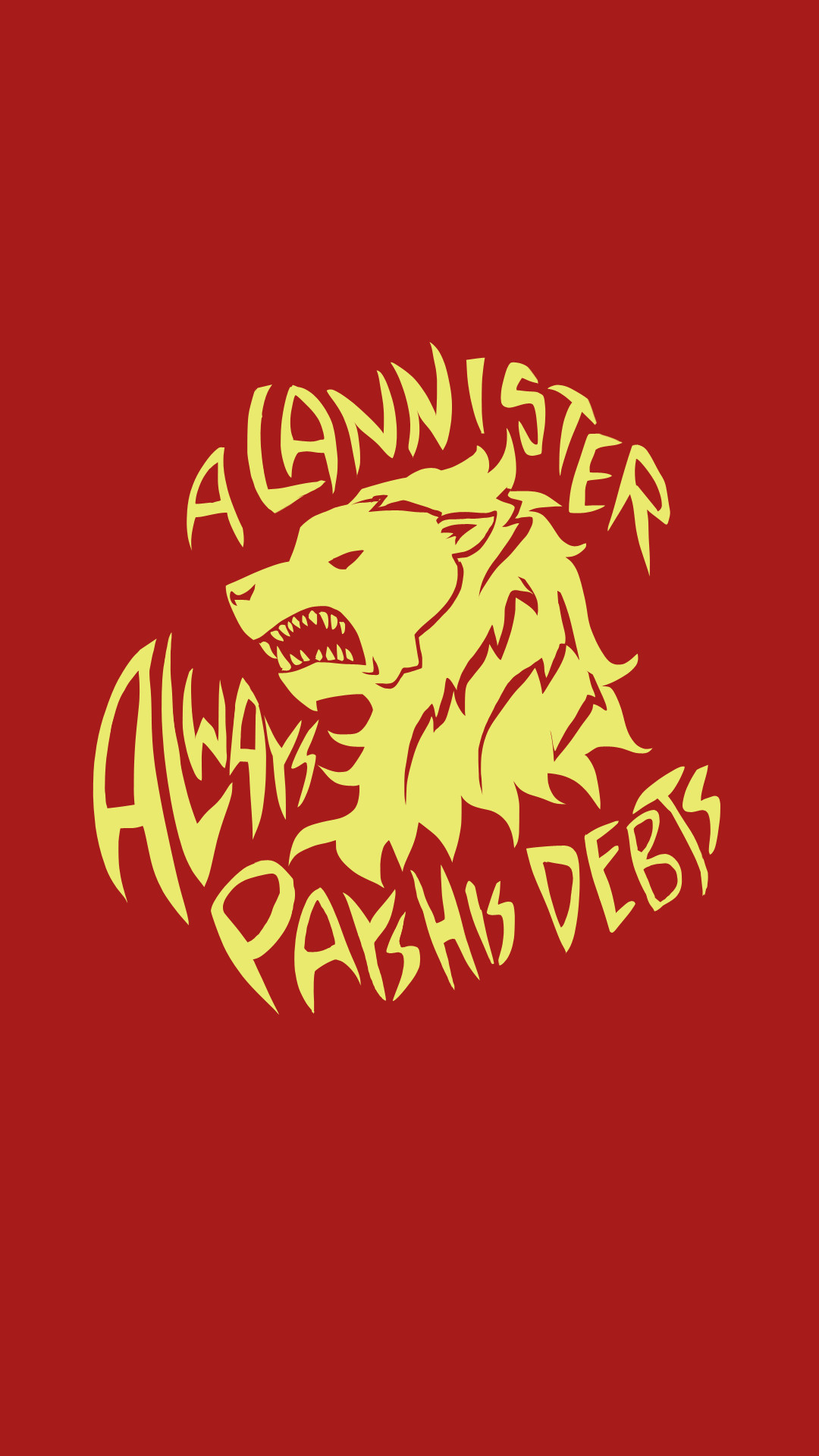 1080x1920 FunMozar – House Lannister Wallpapers for IPhone