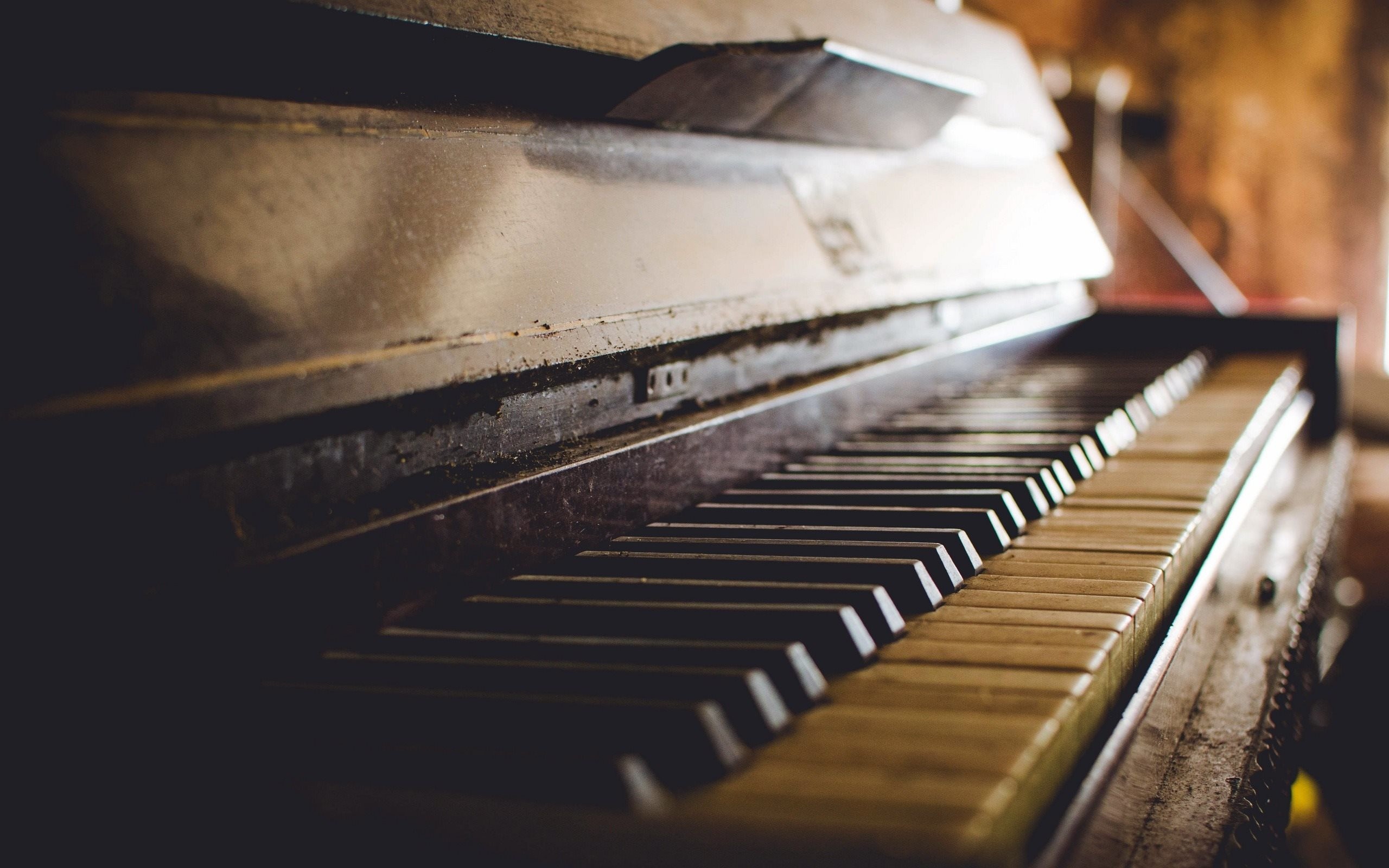 2560x1600 Download wallpapers piano, musical instrument, old grand piano, keys for  desktop with resolution . High Quality HD pictures wallpapers