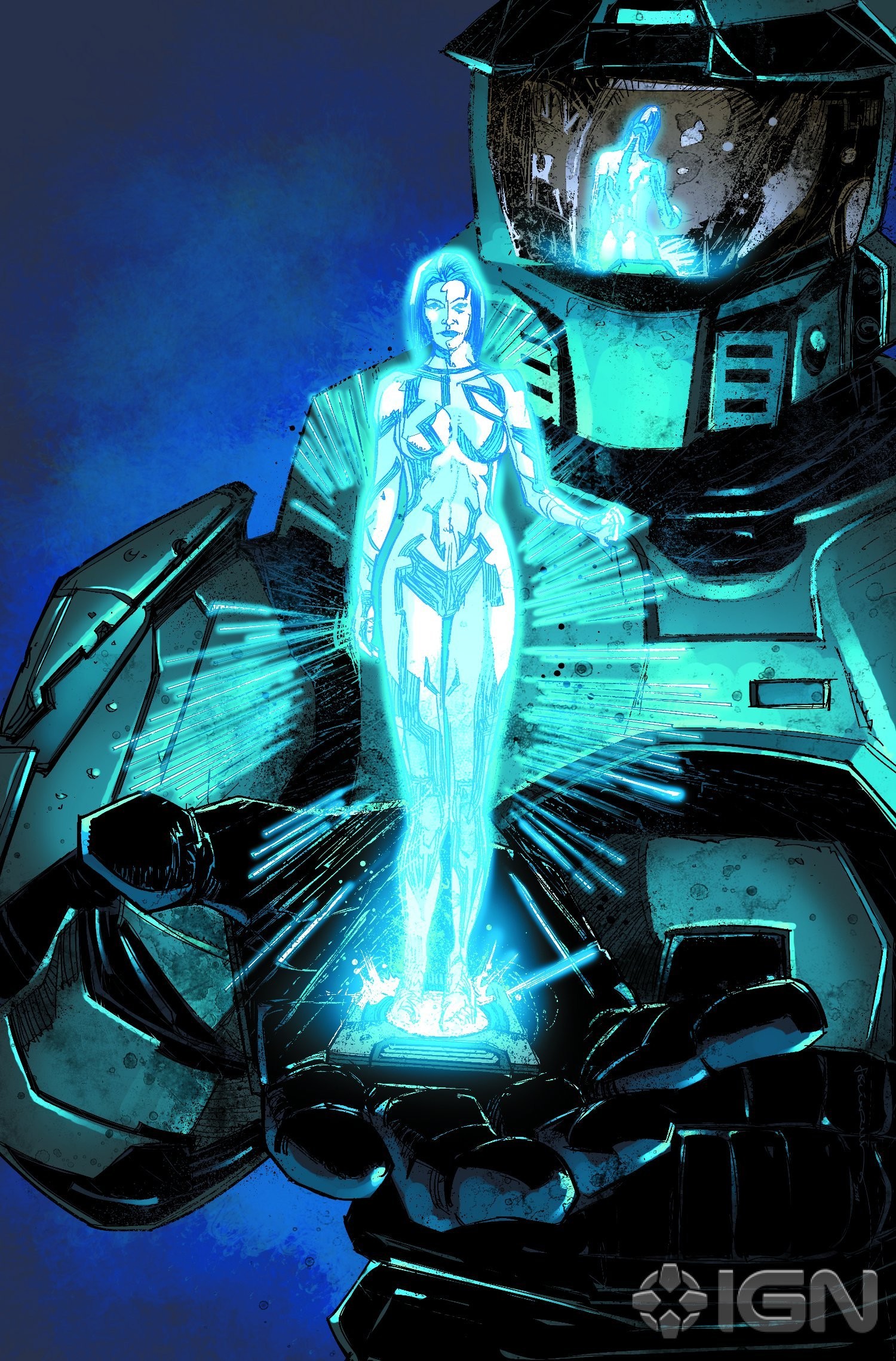 1500x2278 I also have the cover of the Invasion comic as my lockscreen. It's so  fudging cool when my phone does that light glimmer which makes it look like  Cortana is ...