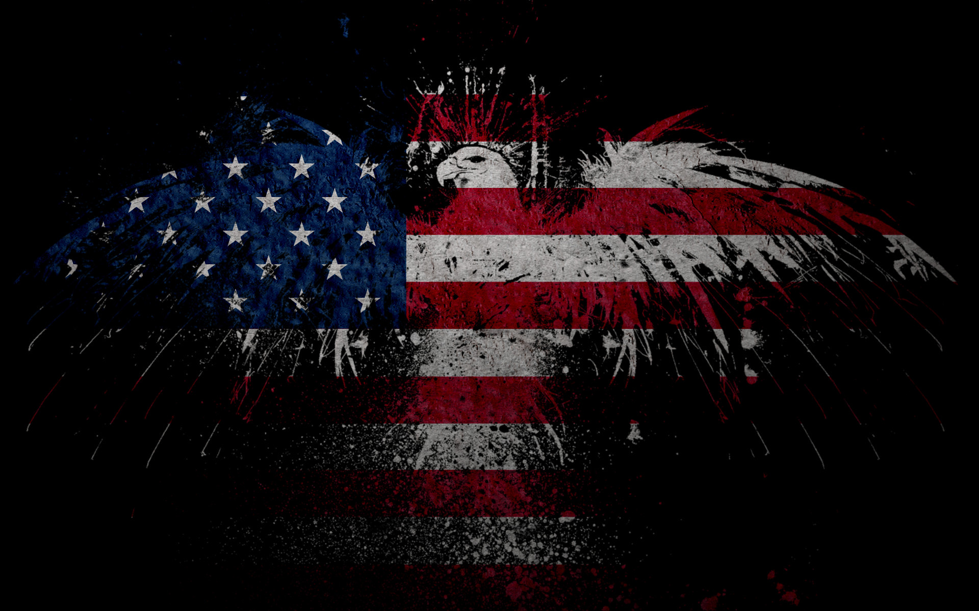 1920x1200 Found this badass American Eagle Flag Wallpaper while doing some 'Murican…