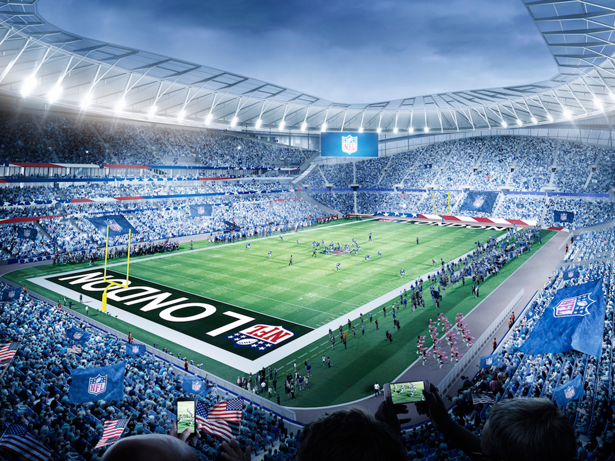 2048x1536 Tottenham stadium: Spurs reach 10-year agreement to host NFL games from 2018  as new ground will have large attendance than Arsenal | The Independent