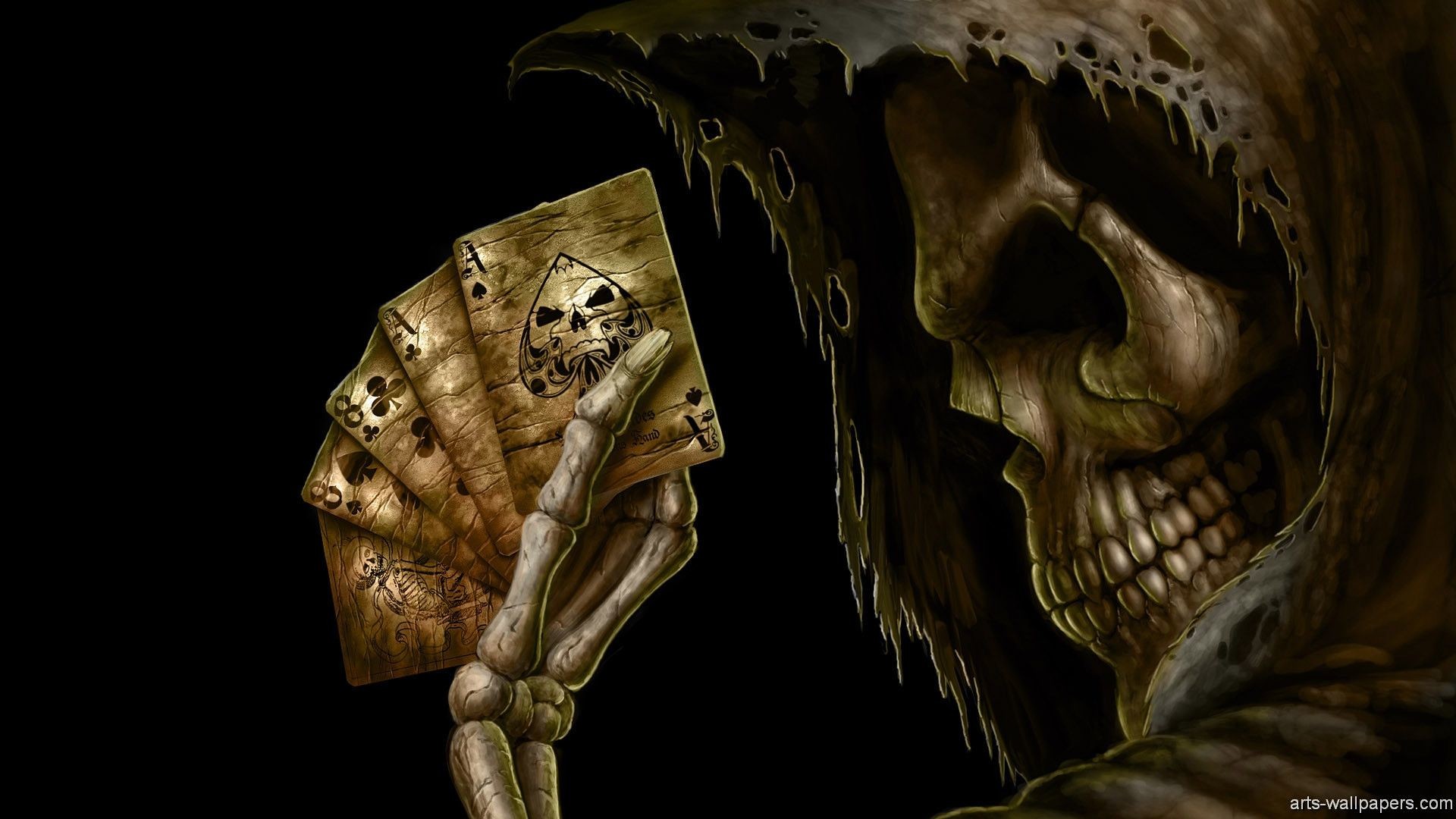 1920x1080 awesome skull wallpaper