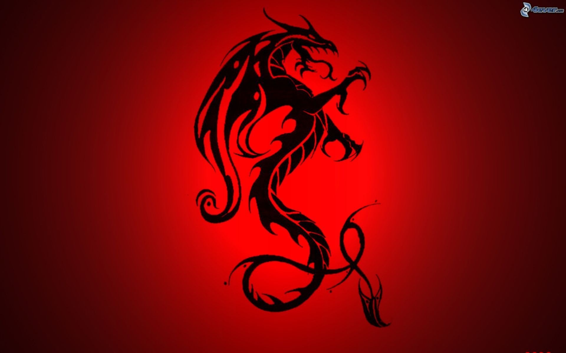 Dragon logo black , white, red + light on Craiyon