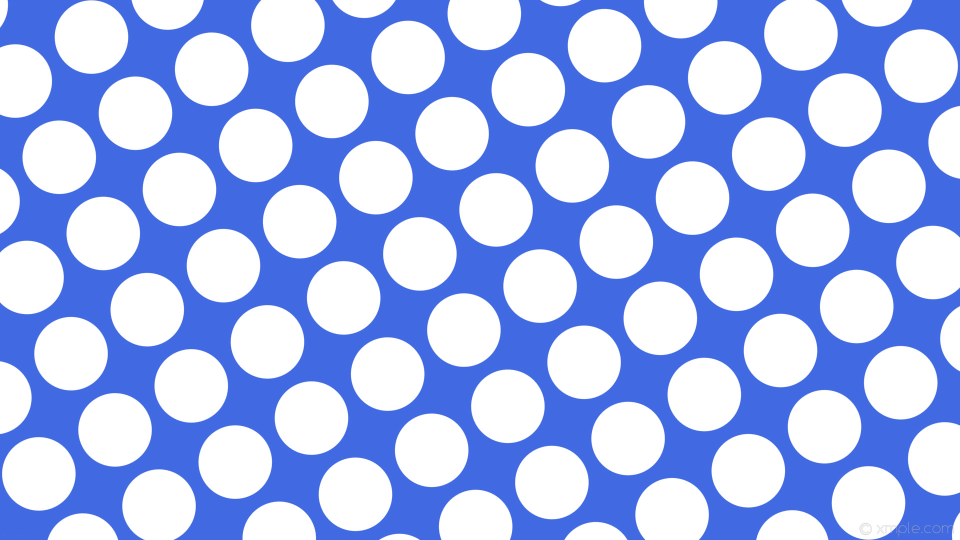 1920x1080 wallpaper blue polka dots spots white royal blue #4169e1 #ffffff 30Â° 147px  176px