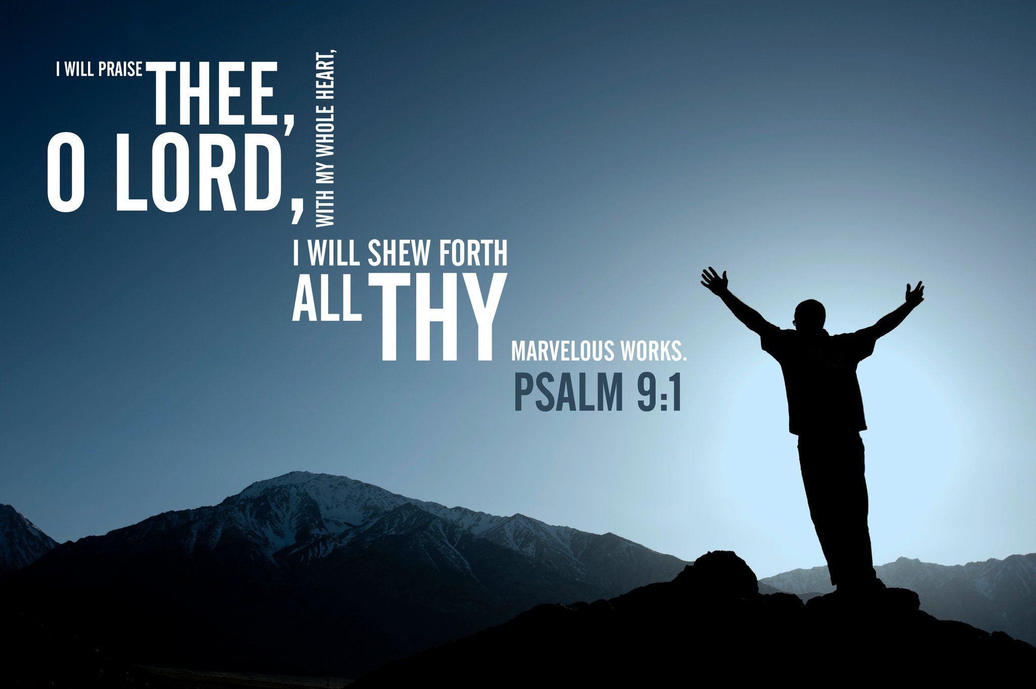2048x1362 Psalm 9:1 Scripture HD Wallpaper | Christian Wallpapers