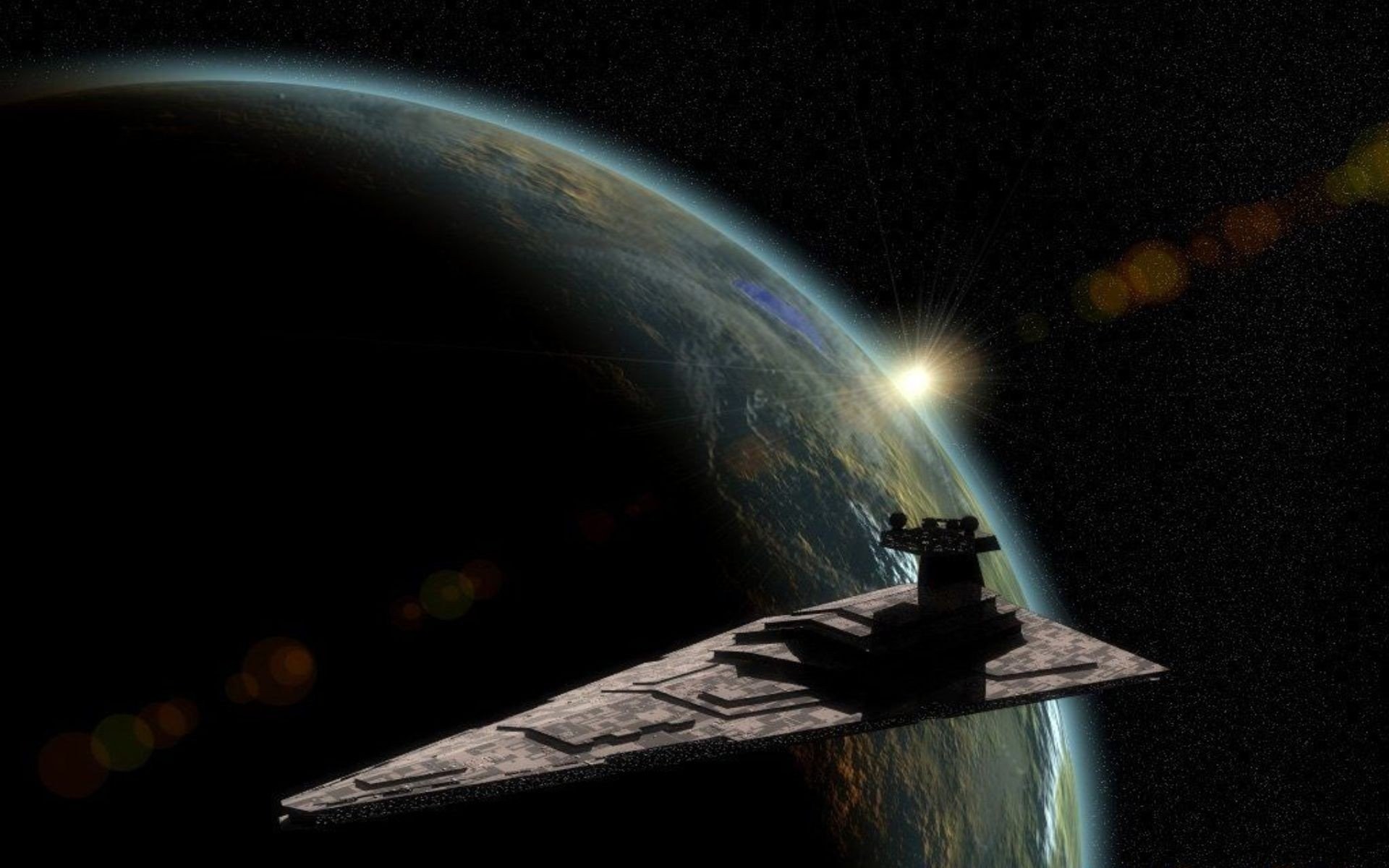 1920x1200 Star Wars outer space stars planets artwork Star Destroyer wallpaper .