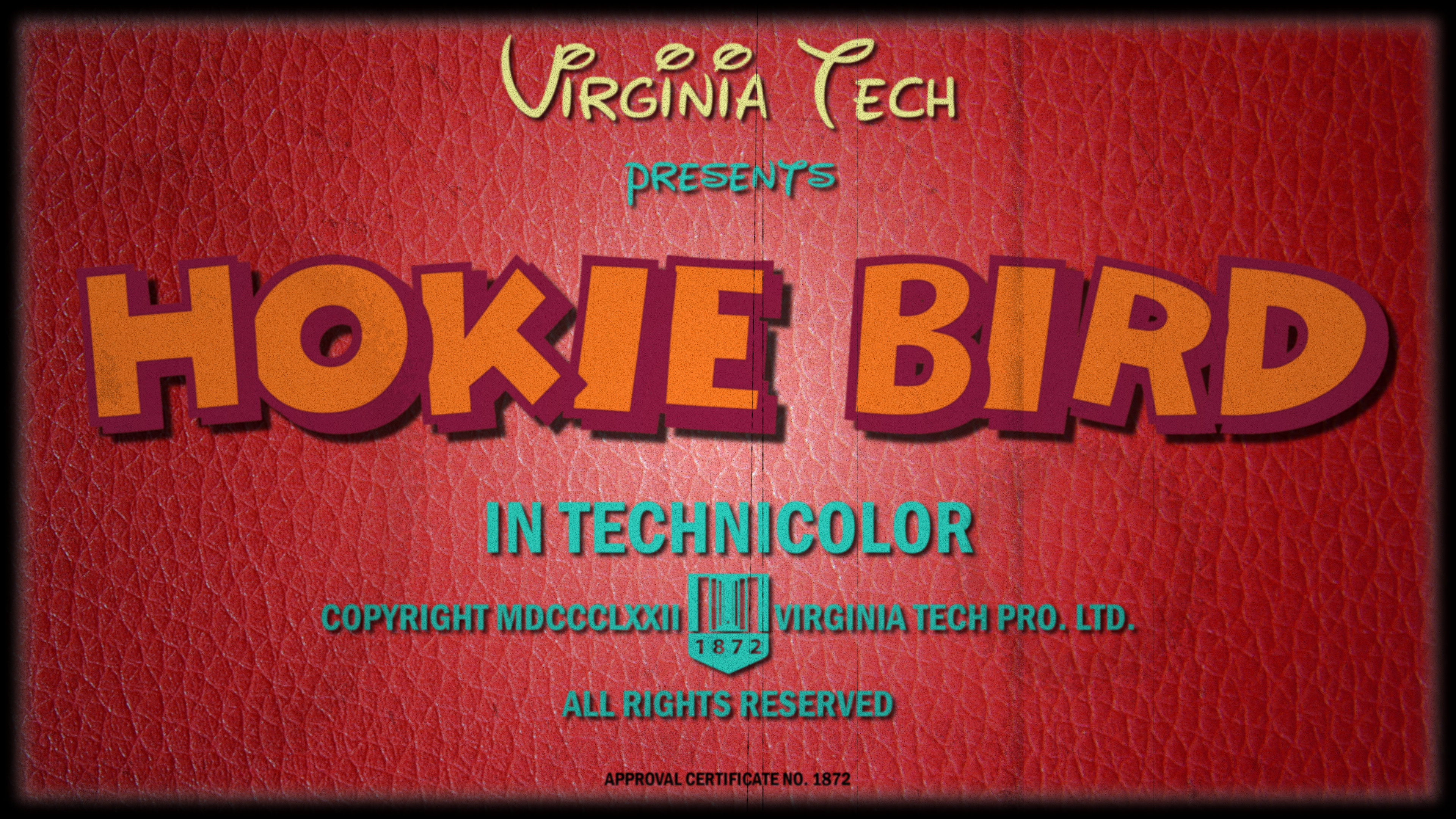 3840x2160 ... Hokie Bird instead of Virginia Tech. I think it actually looks a lot  better, so thanks!
