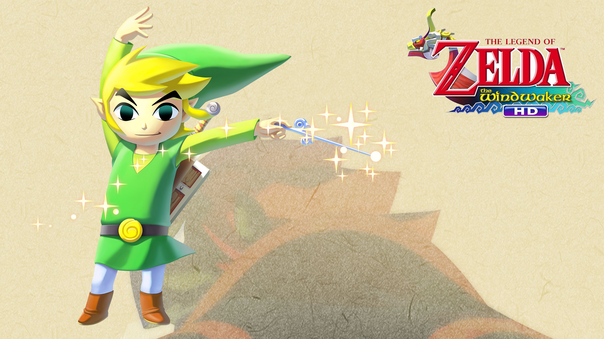 1920x1080 ... TLoZ: The Wind Waker - Wallpaper - Link by Thelimomon