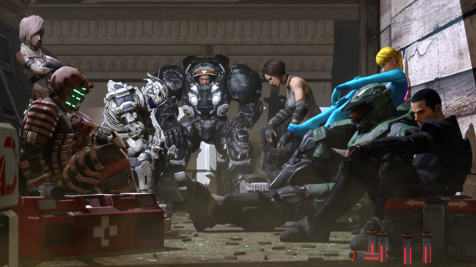 1920x1080 Video Gaming's A-Team Brings Samus, Shepard, Master Chief And Jim Raynor  Together