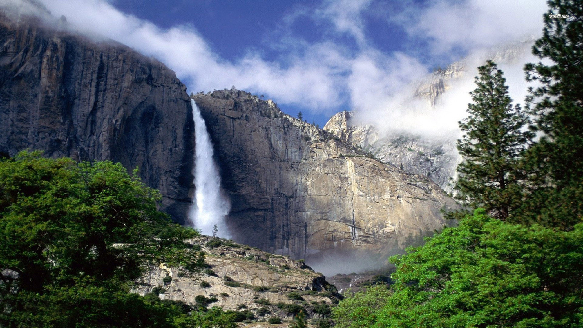1920x1080 Yosemite Waterfall Desktop Wallpaper