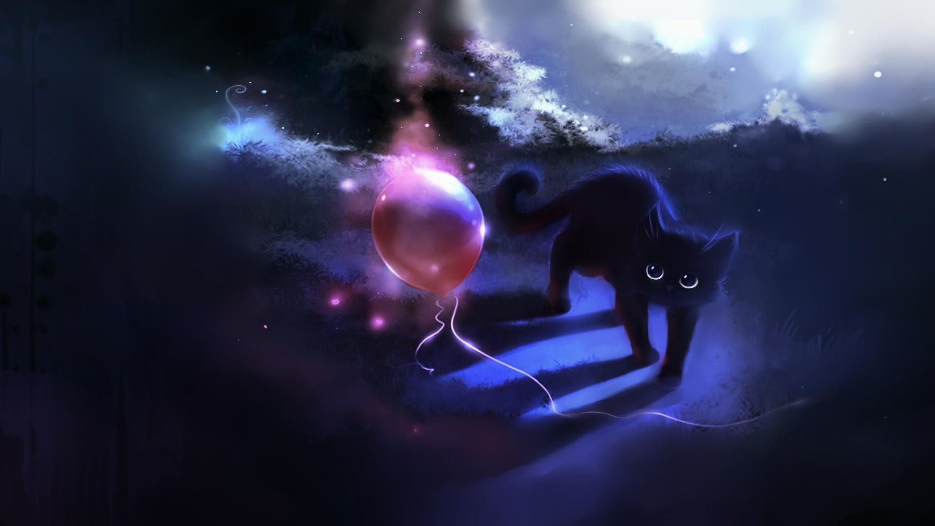 1920x1080 wallpaper.wiki-Download-Anime-Cat-Photo-PIC-WPC001903
