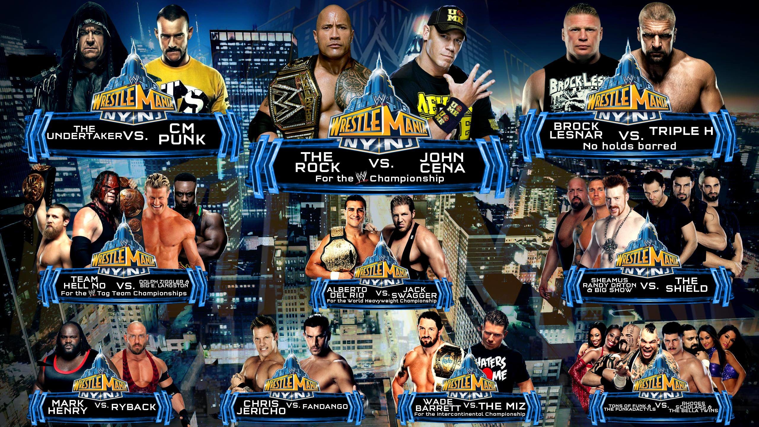 2560x1440 WWE WrestleMania 31 Wallpaper