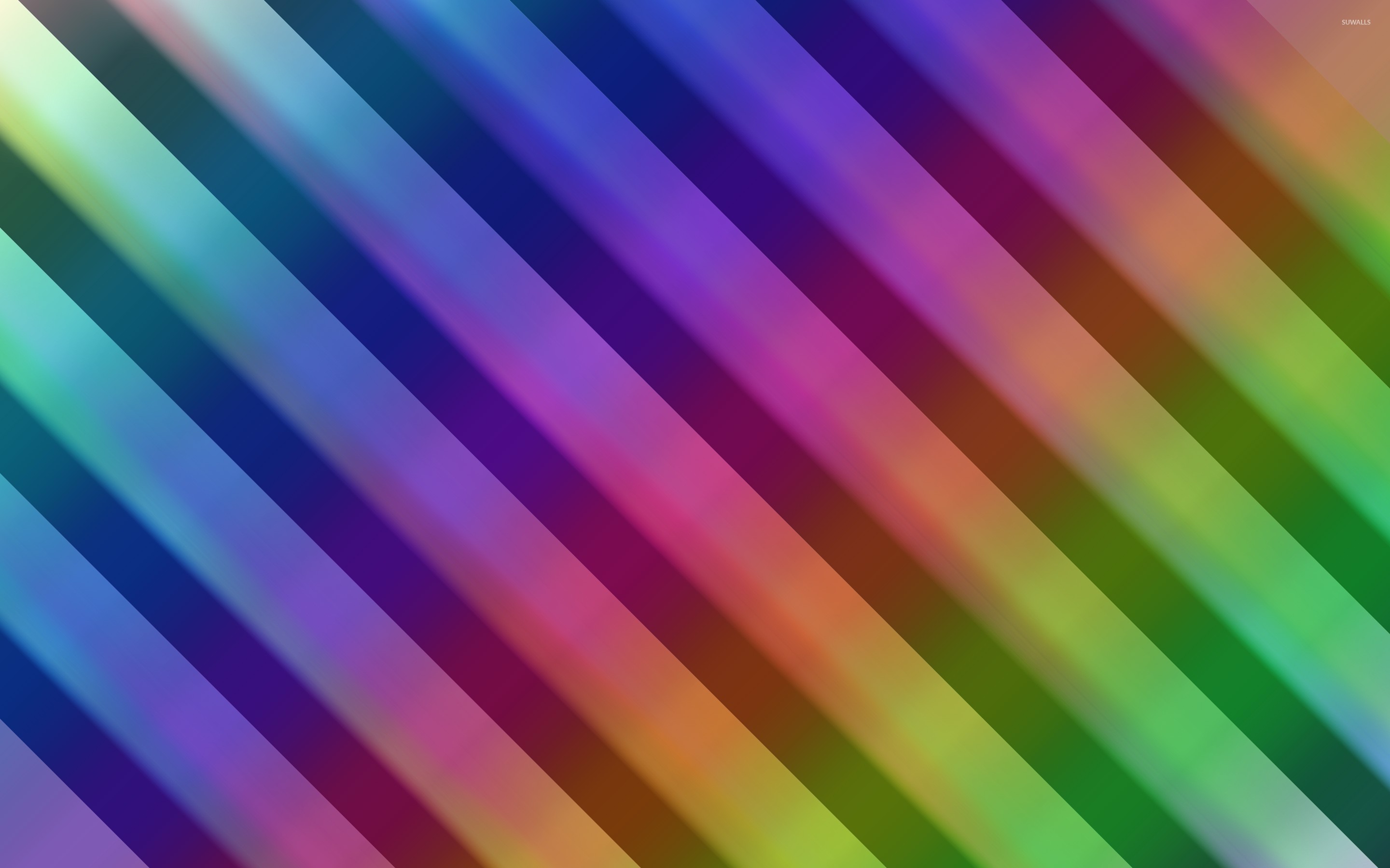 2880x1800 Rainbow colored diagonal stripe wallpaper